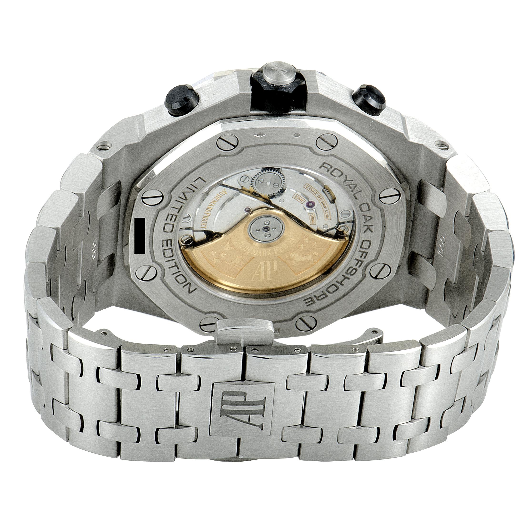Audemars Piguet Royal Oak Offshore Selfwinding Chronograph Watch 26470PT.OO.100 In Excellent Condition In Southampton, PA