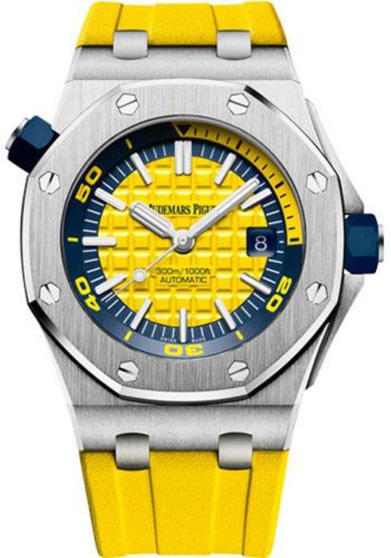 Audemars Piguet Royal Oak Offshore Stainless Steel Men's Watch-15710ST.OO.A051CA In Excellent Condition For Sale In New York, NY