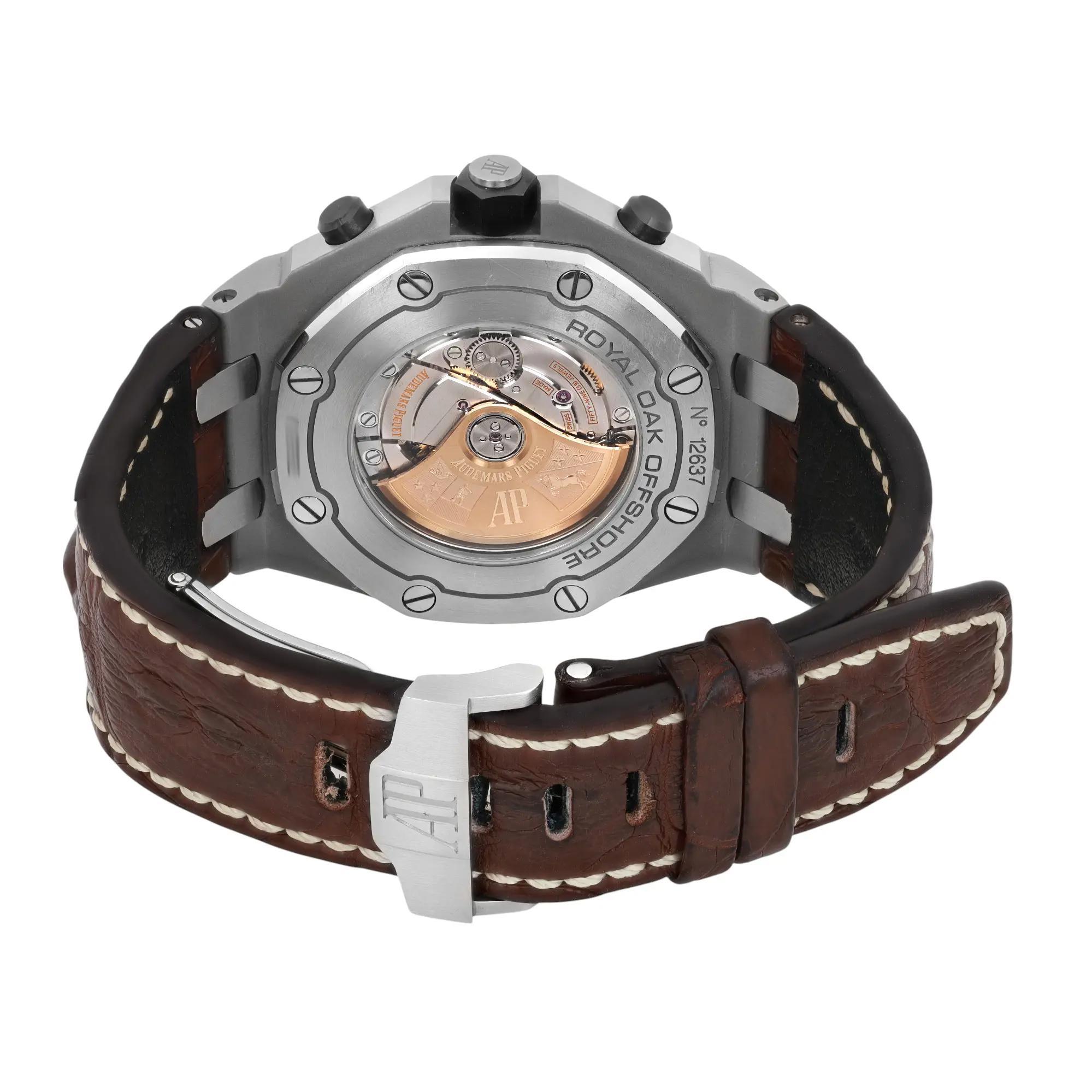 Orologio Audemars Piguet Royal Oak Offshore Acciaio Quadrante Avorio 26470ST in vendita 1