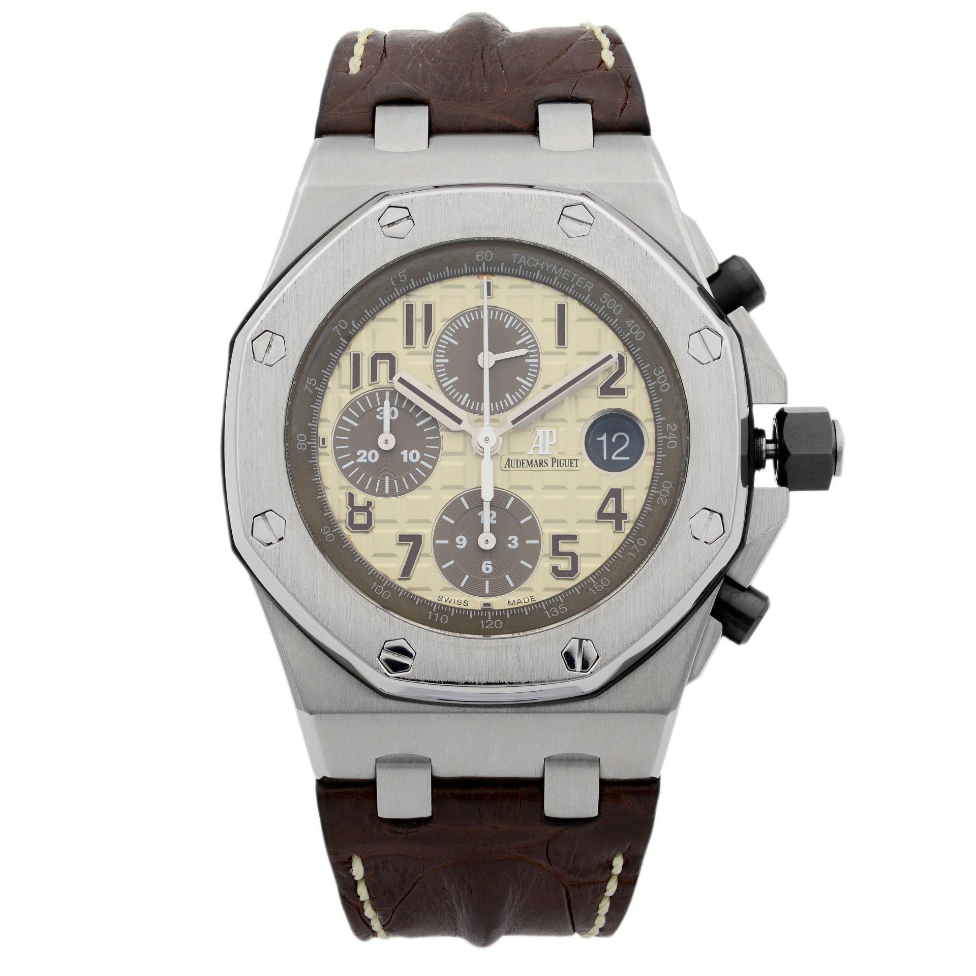 Audemars Piguet Royal Oak Offshore Steel Off-White Watch 26470ST.OO.A801CR.01