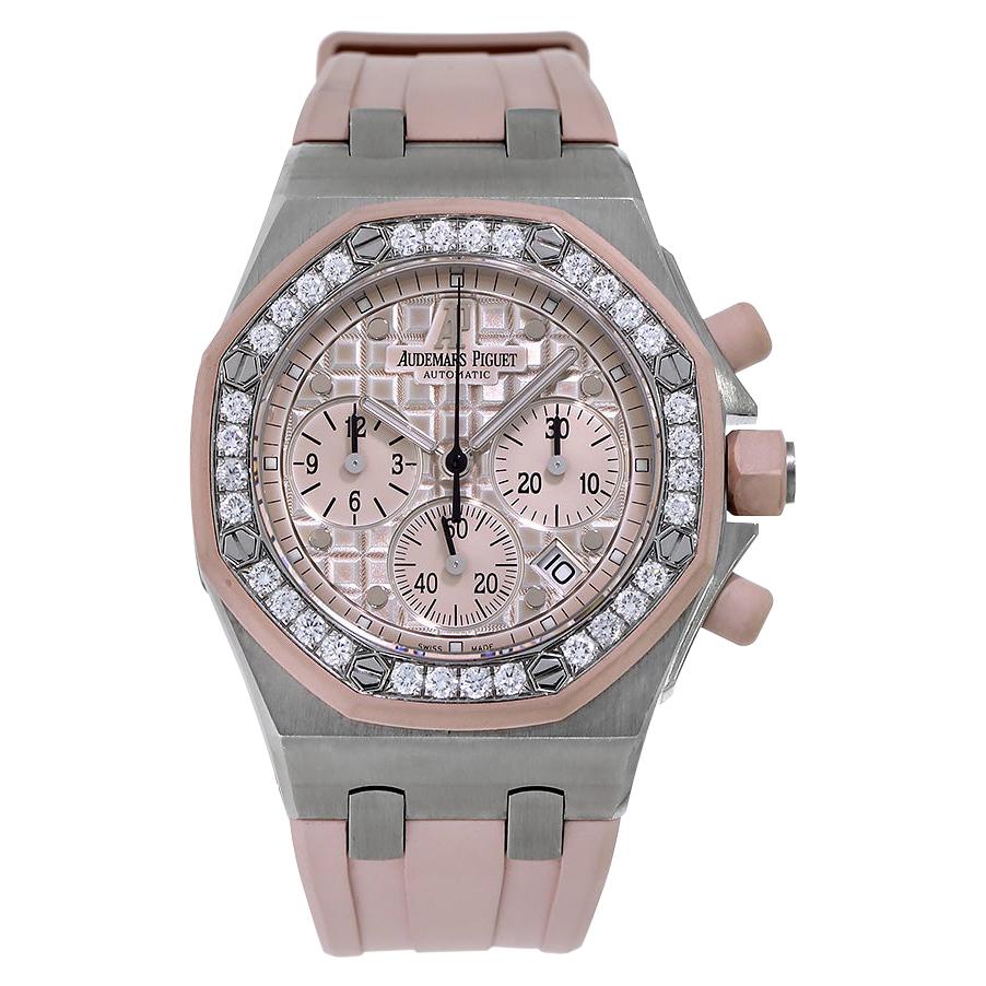 Audemars Piguet Royal Oak Offshore Steel Pink Gem Watch 26048SK.ZZ ...