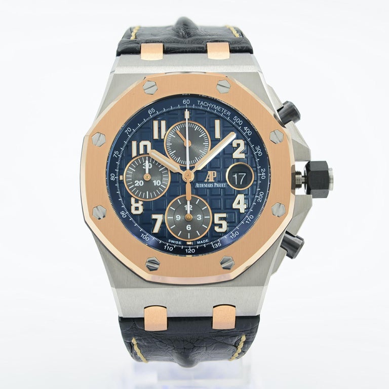 Audemars Piguet Royal Oak Offshore Steel Rose Gold Watch 26471sr Oo D101cr 01 For Sale At 1stdibs