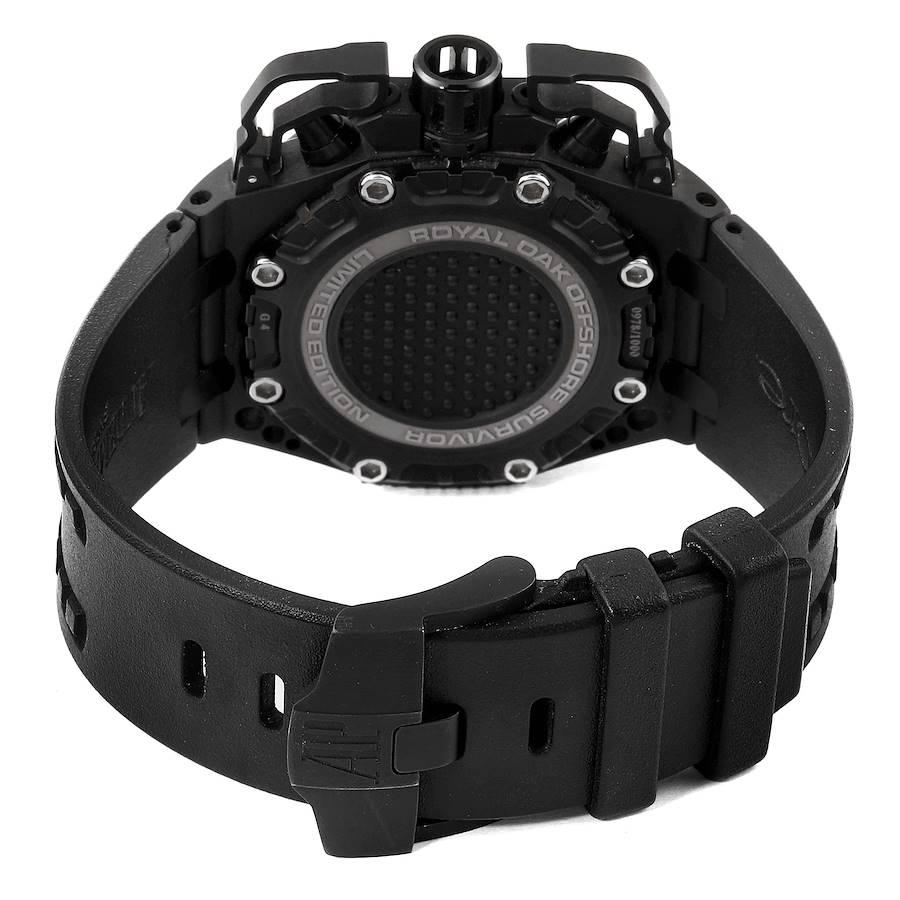 Men's Audemars Piguet Royal Oak Offshore Survivor Chronograph Watch 26165IO Box Papers For Sale