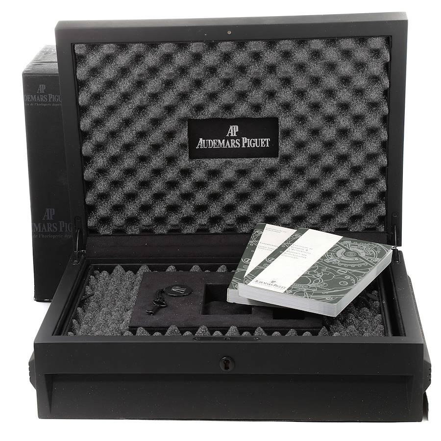 Audemars Piguet Royal Oak Offshore Survivor Chronograph Watch 26165IO Box Papers For Sale 1