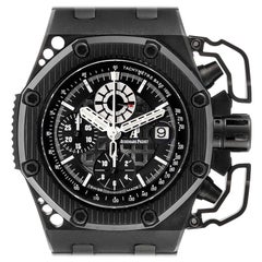 Audemars Piguet Royal Oak Offshore Survivor Chronograph Watch 26165IO Box Papers