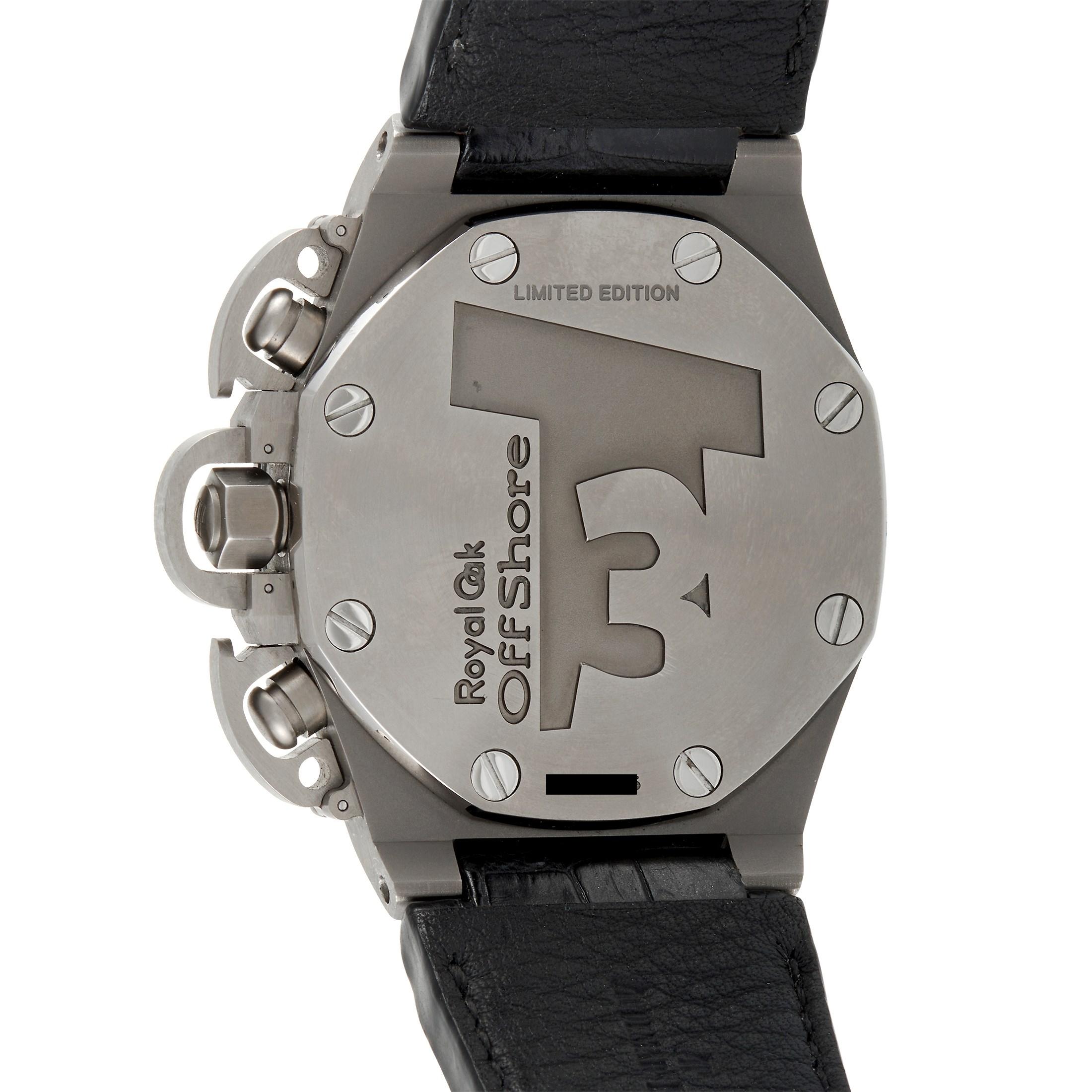 Audemars Piguet Royal Oak Offshore T3 Terminator Uhr 25863TI.OO.A001CU.01 im Zustand „Hervorragend“ in Southampton, PA