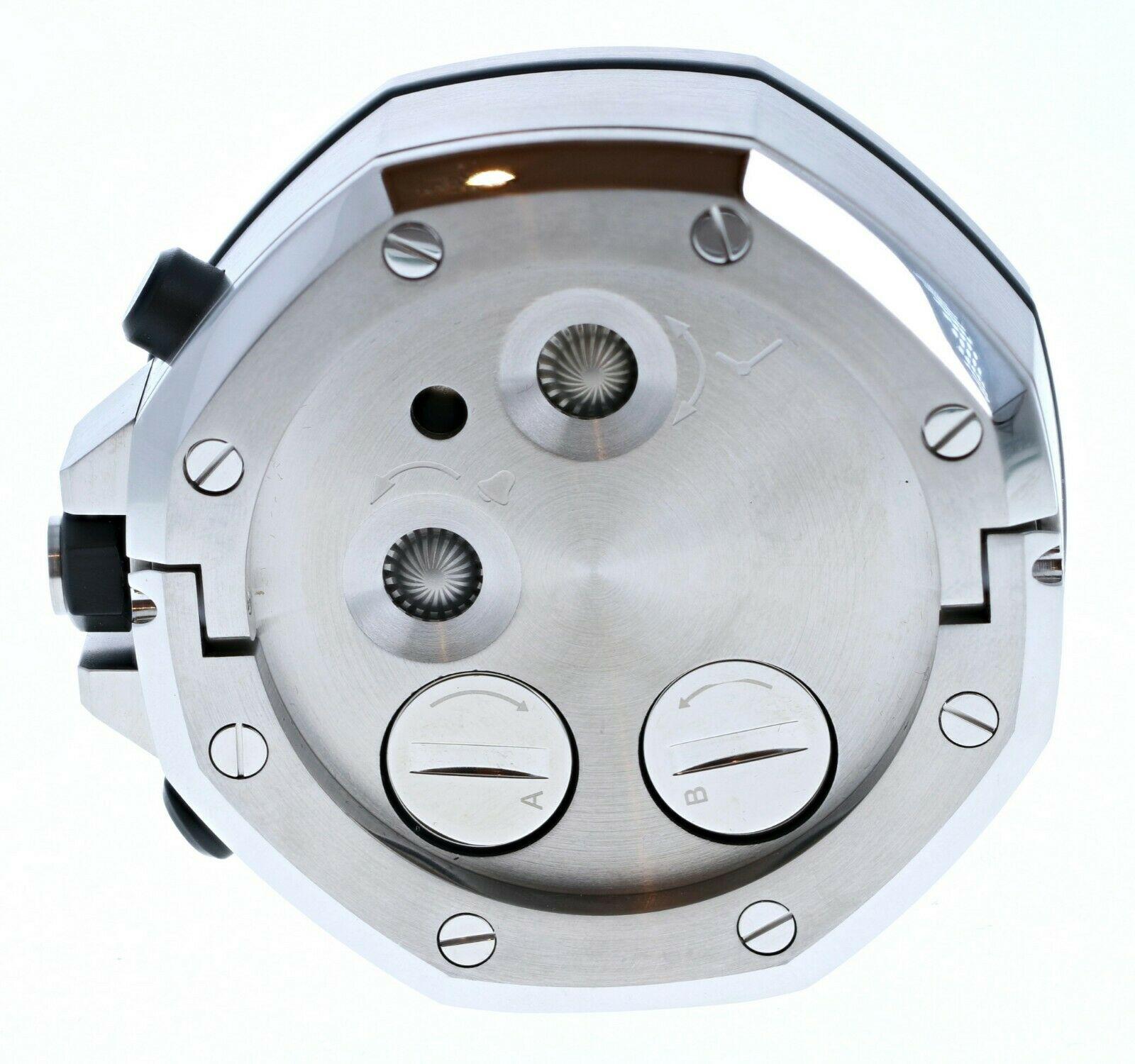 Audemars Piguet Royal Oak Offshore Table Clock

For sale is a AP table clock in excellent condition.
Perfect for a desk and as a gift 
 
approx measurements 

Height: 6.5 mm
Width: 6.5 mm
Depth: 2.6 mm
