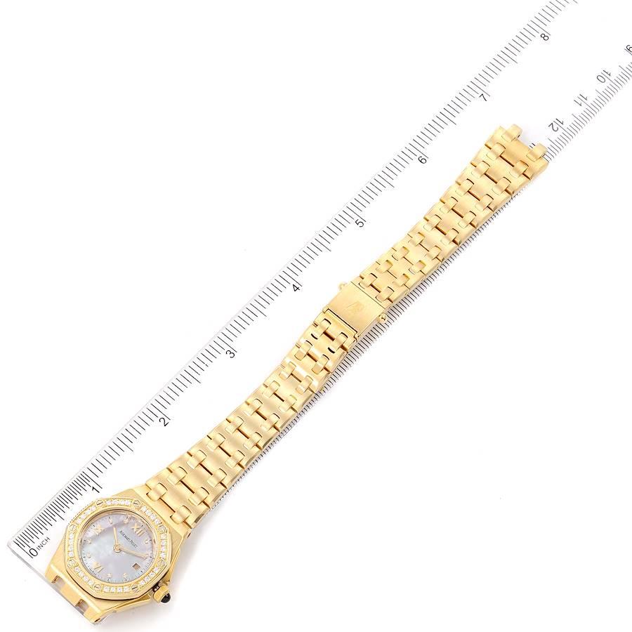Audemars Piguet Royal Oak Offshore Yellow Gold Diamond Watch 67151BA 4