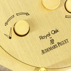 Audemars Piguet Royal Oak Pendulette Messing Weißes Zifferblatt Tischwecker C2005