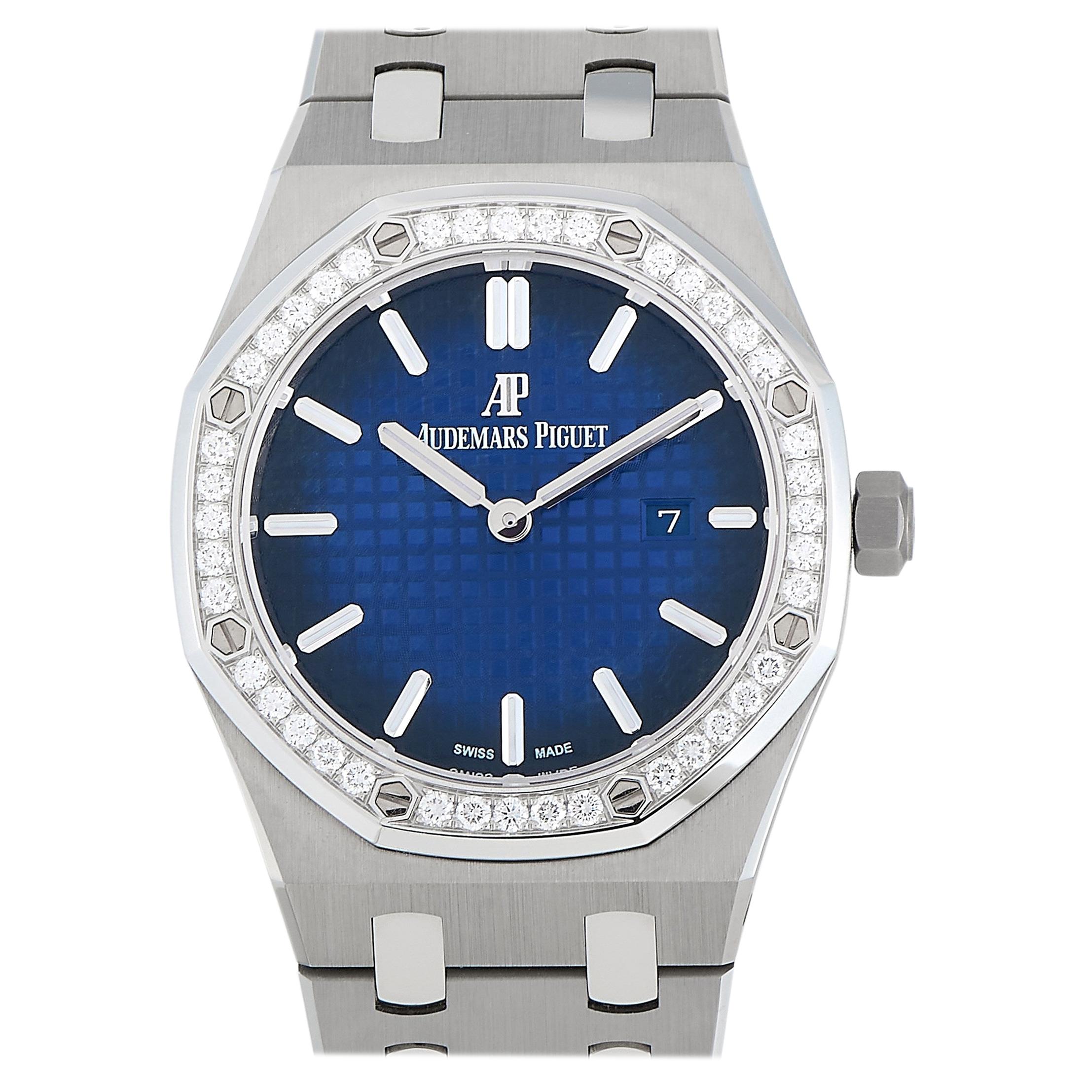 Audemars Piguet Royal Oak Quartz Titanium Platinum Watch 67651IP.ZZ.1261IP.01