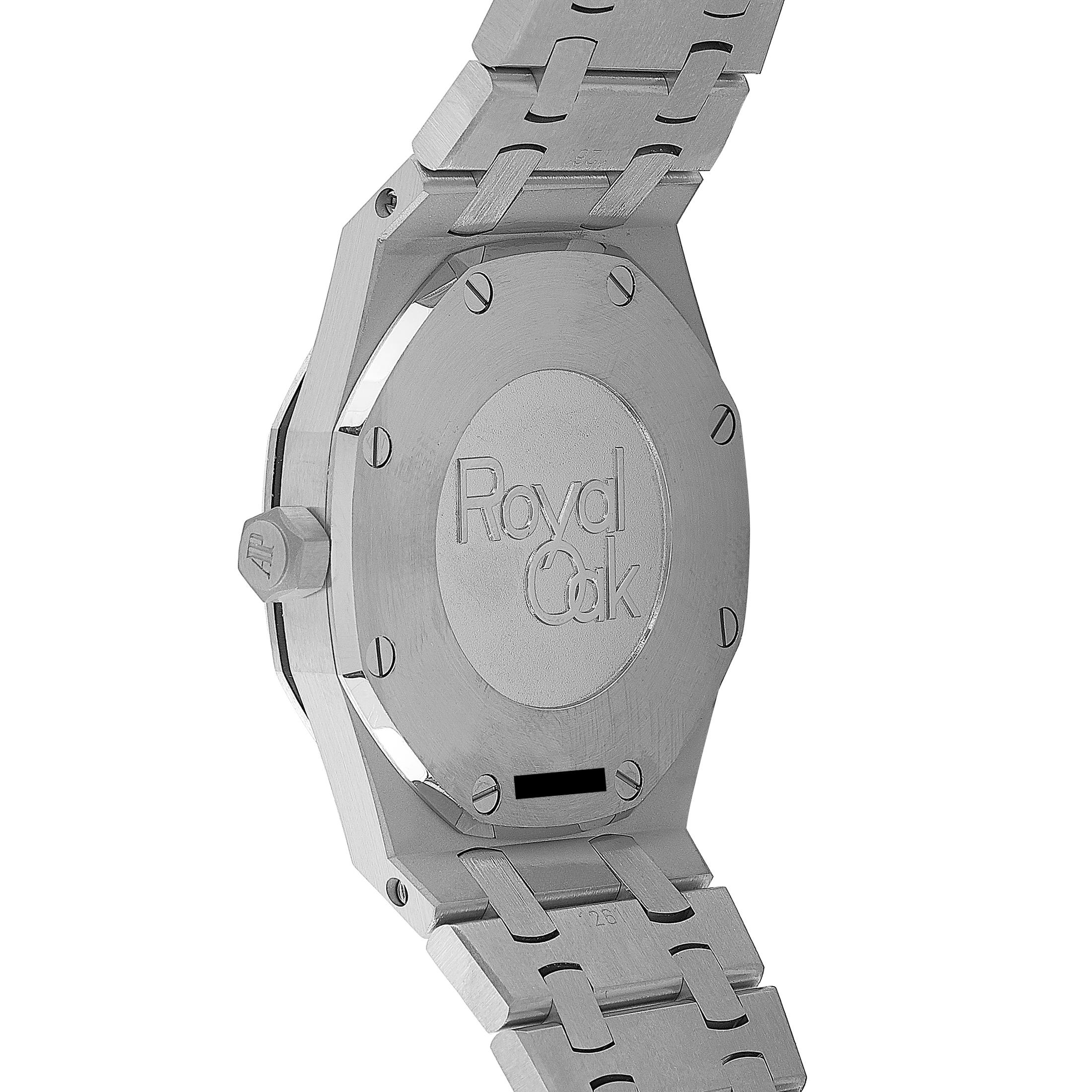 Audemars Piguet Royal Oak Quartz Watch 67650ST.OO.1261ST.01 In New Condition In Southampton, PA