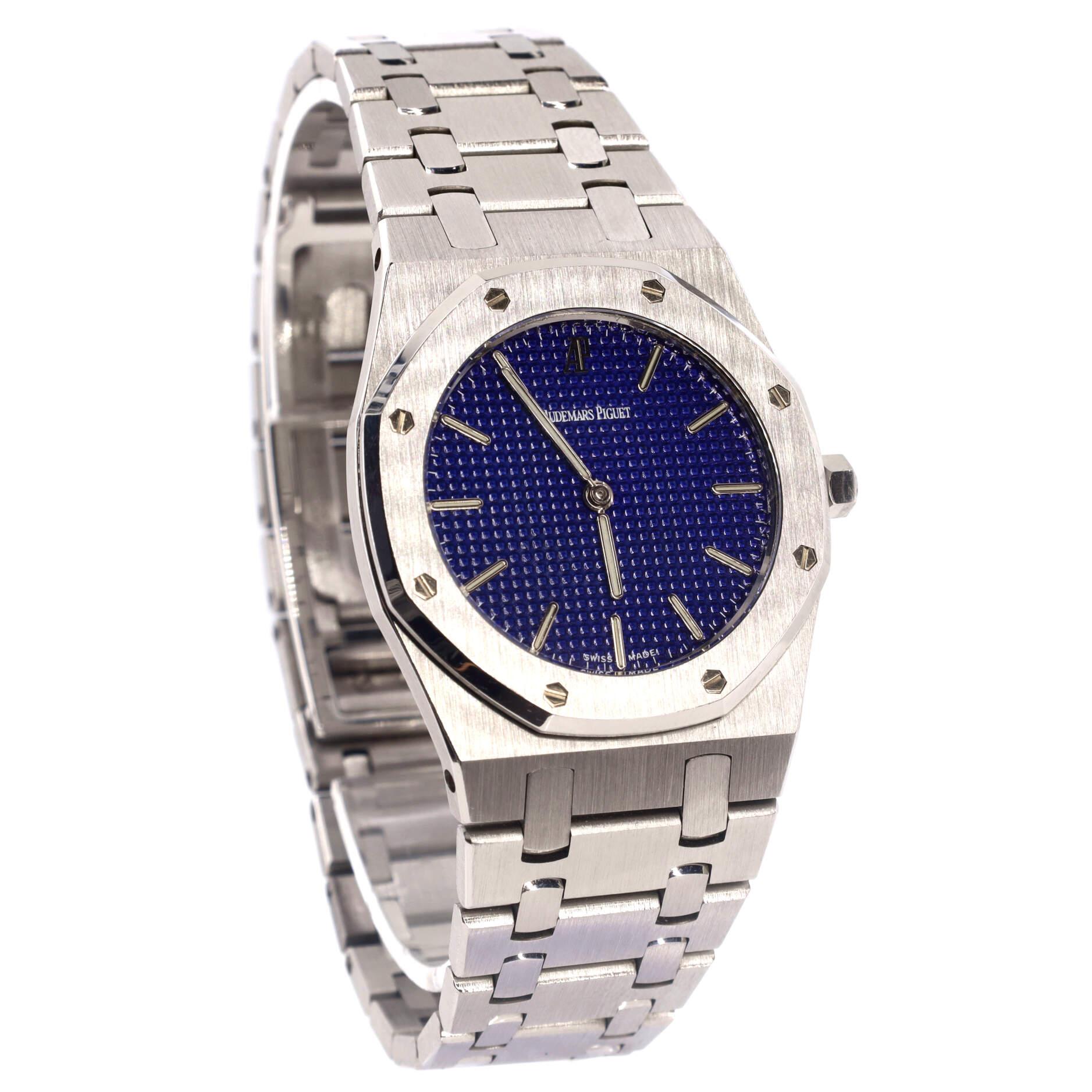 Audemars Piguet Royal Oak Quarz-Uhr aus Edelstahl 33 im Zustand „Gut“ in New York, NY