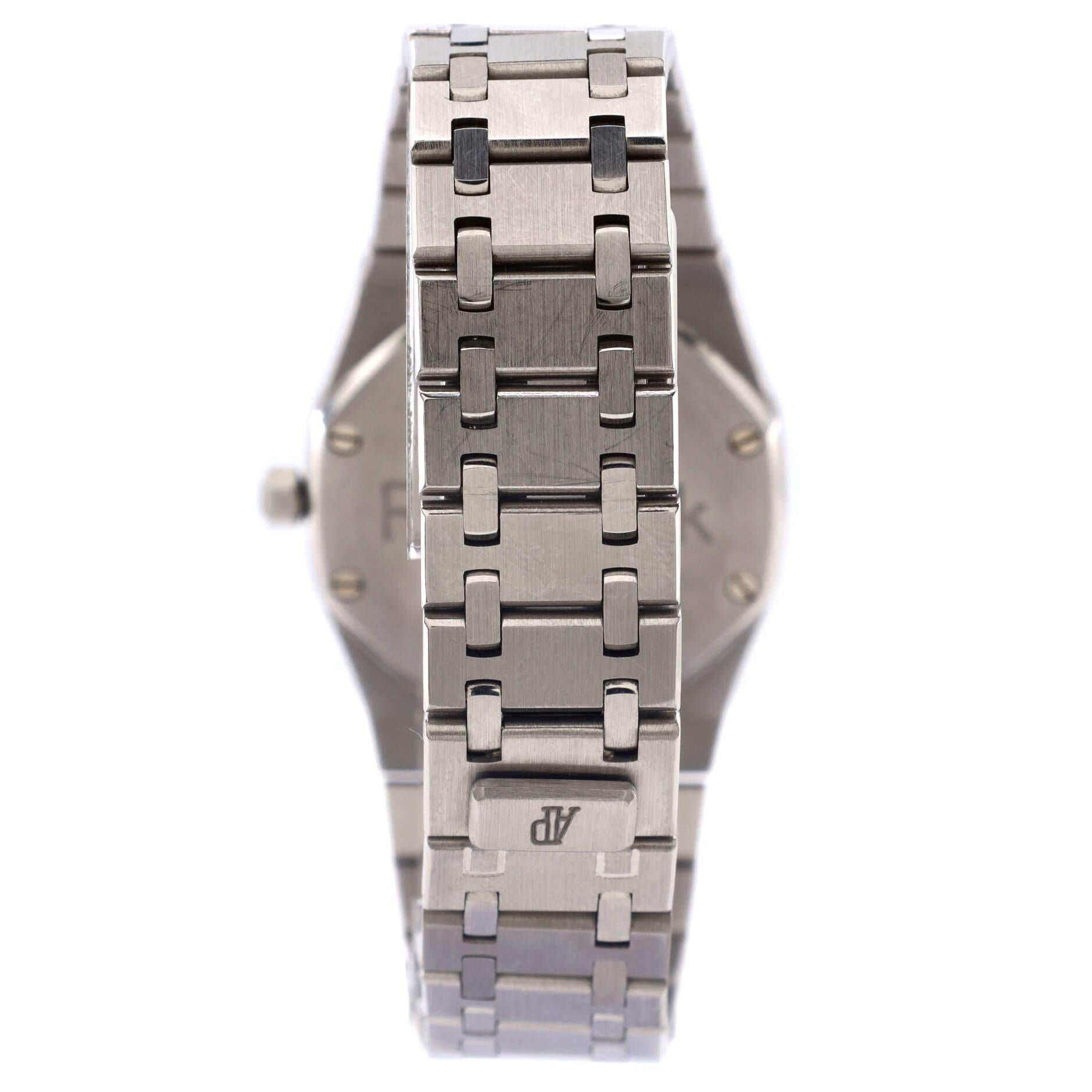Audemars Piguet Royal Oak Quarz-Uhr aus Edelstahl 33 1
