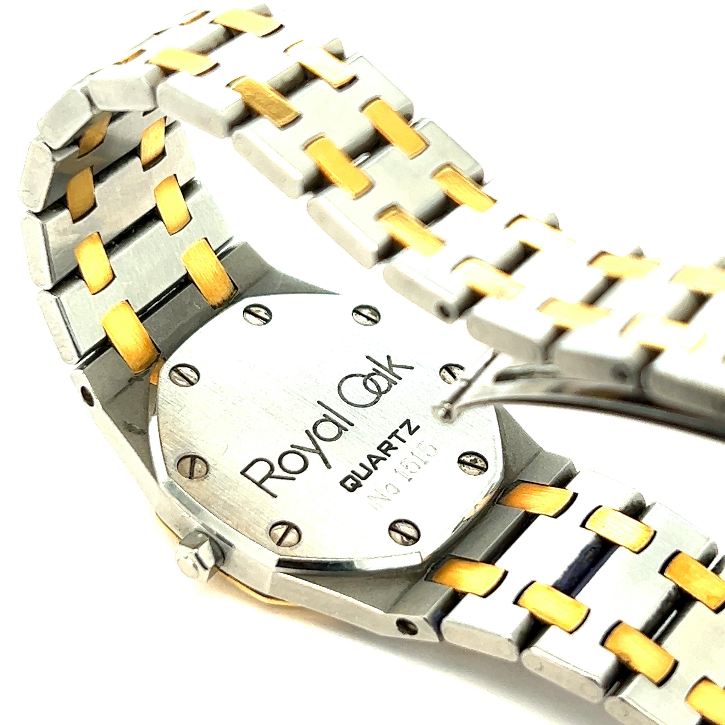 Audemars Piguet Royal Oak Quartz Wristwatch In Excellent Condition In New York, NY