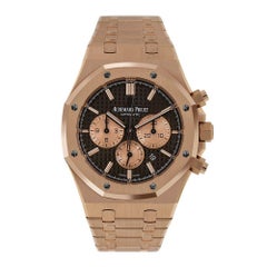 Used Audemars Piguet Royal Oak Rose Gold Chronograph Watch 26331OR.OO.1220OR.02