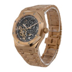 Audemars Piguet Royal Oak Rose Gold Openworked Watch 15407OR.OO.1220OR.01