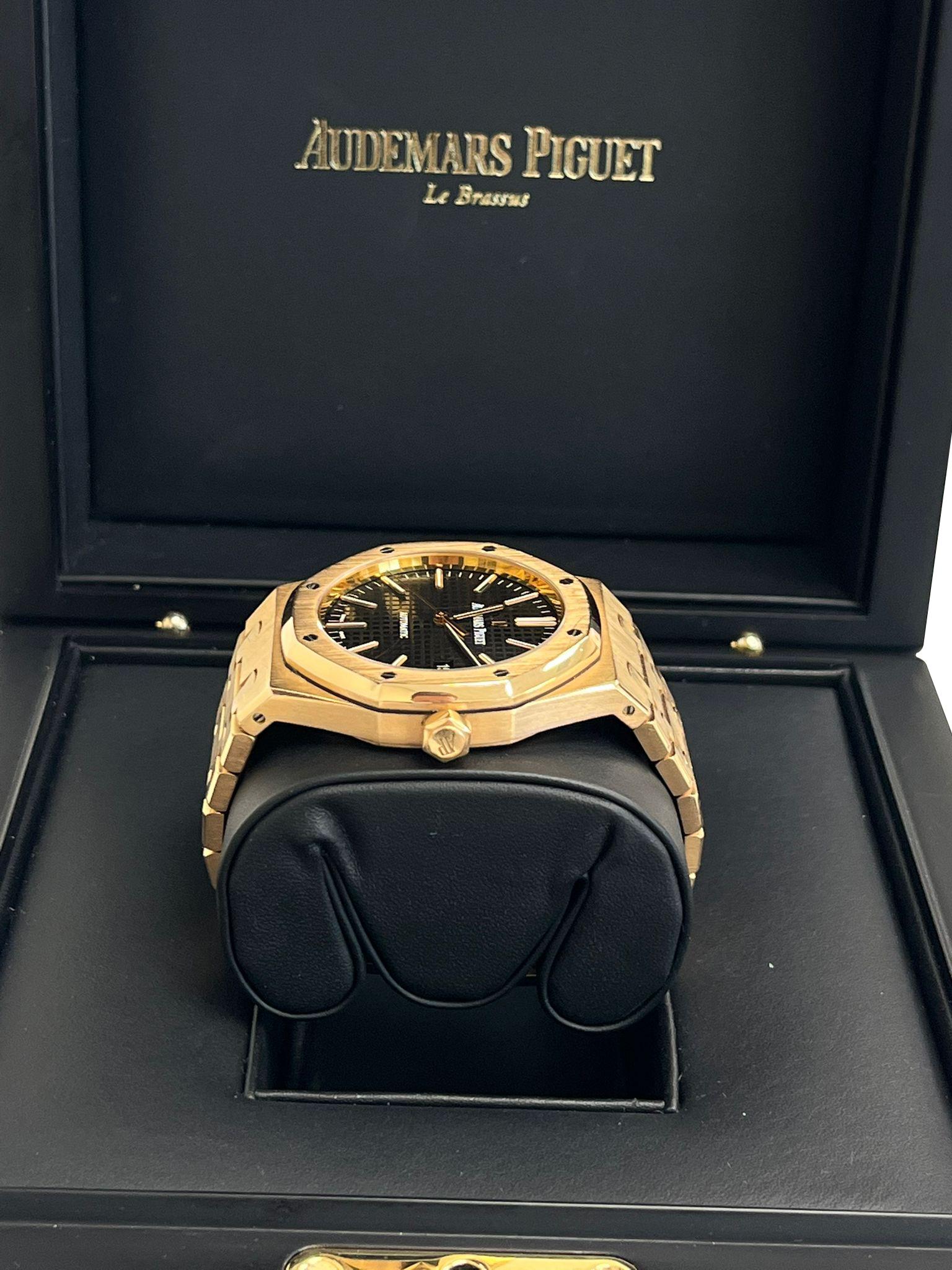 Audemars Piguet Royal Oak Selfwinding Non-Converted Uhr 15400OR.OO.1220OR.01 im Angebot 5