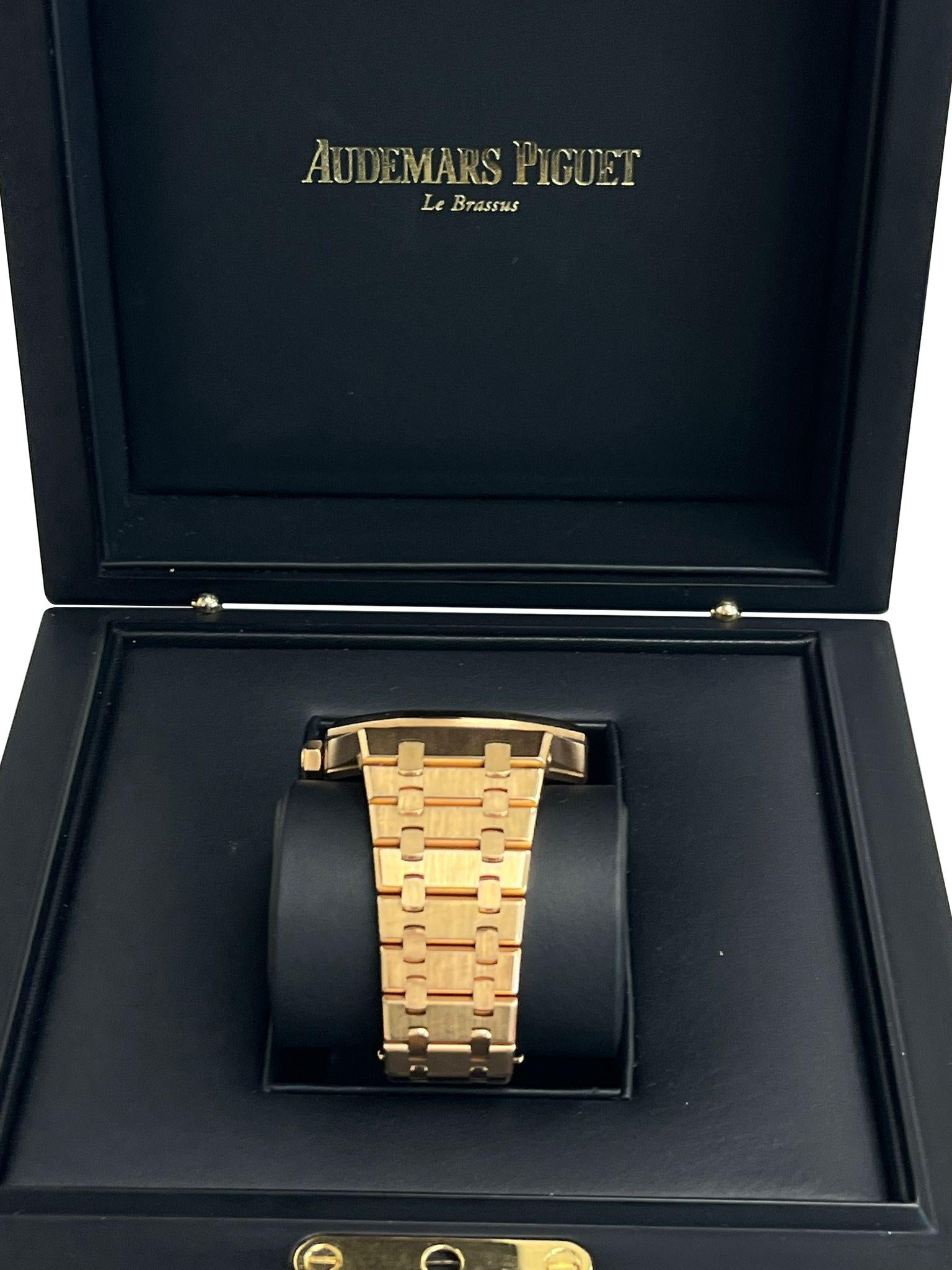 Audemars Piguet Royal Oak Selfwinding Non-Converted Uhr 15400OR.OO.1220OR.01 im Angebot 6
