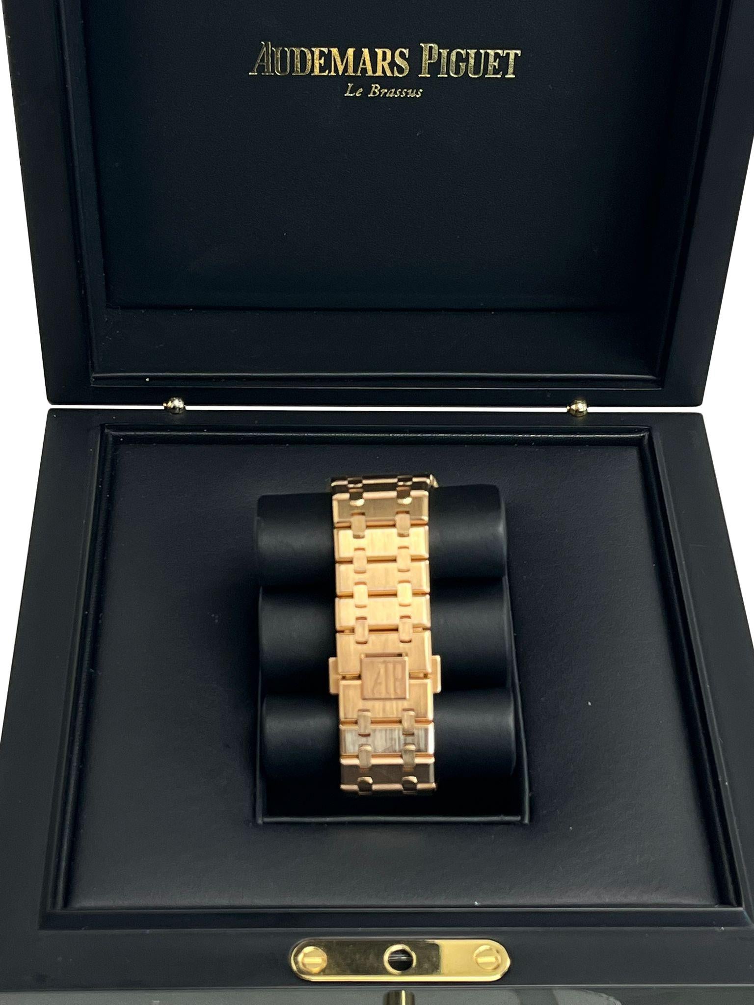 Audemars Piguet Royal Oak Selfwinding Non-Converted Uhr 15400OR.OO.1220OR.01 im Angebot 9