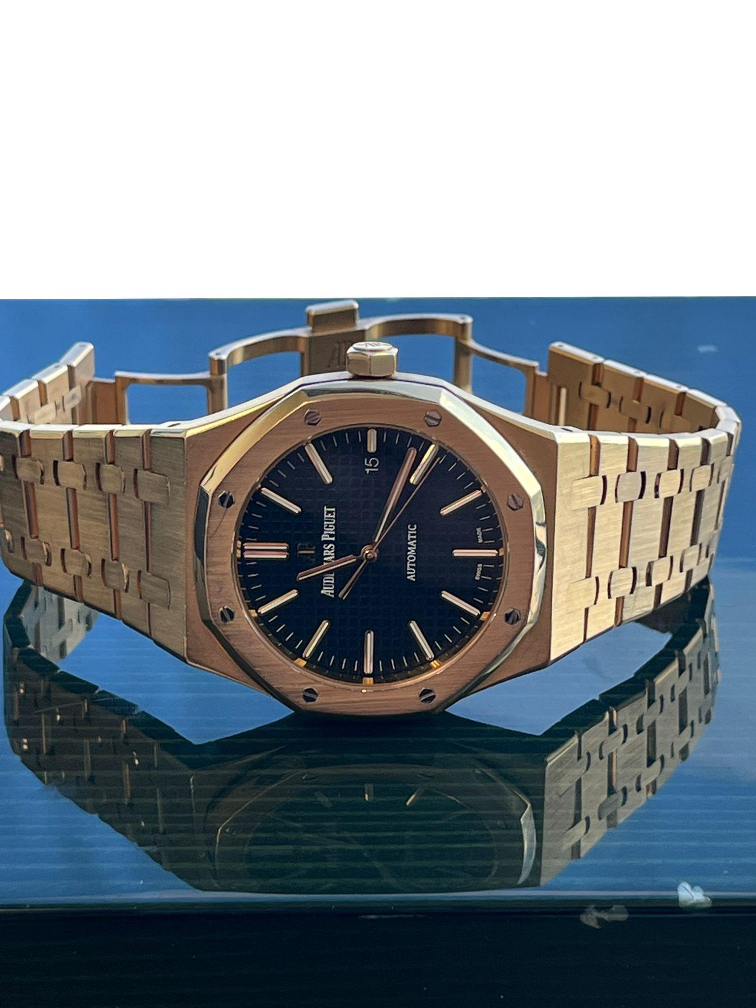 Audemars Piguet Royal Oak Selfwinding Non-Converted Uhr 15400OR.OO.1220OR.01 im Angebot 13