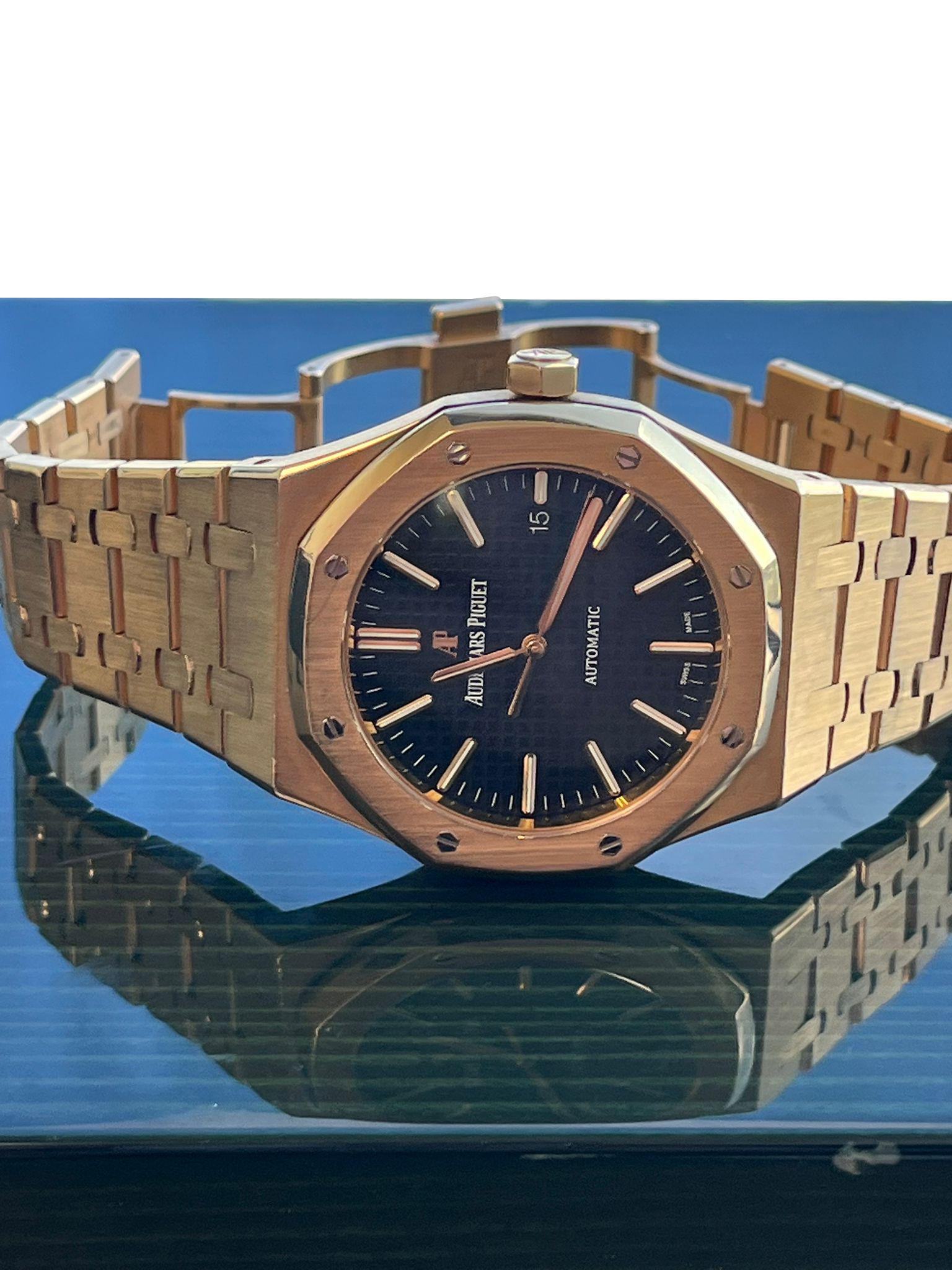 Audemars Piguet Royal Oak Selfwinding Non-Converted Uhr 15400OR.OO.1220OR.01 im Angebot 14
