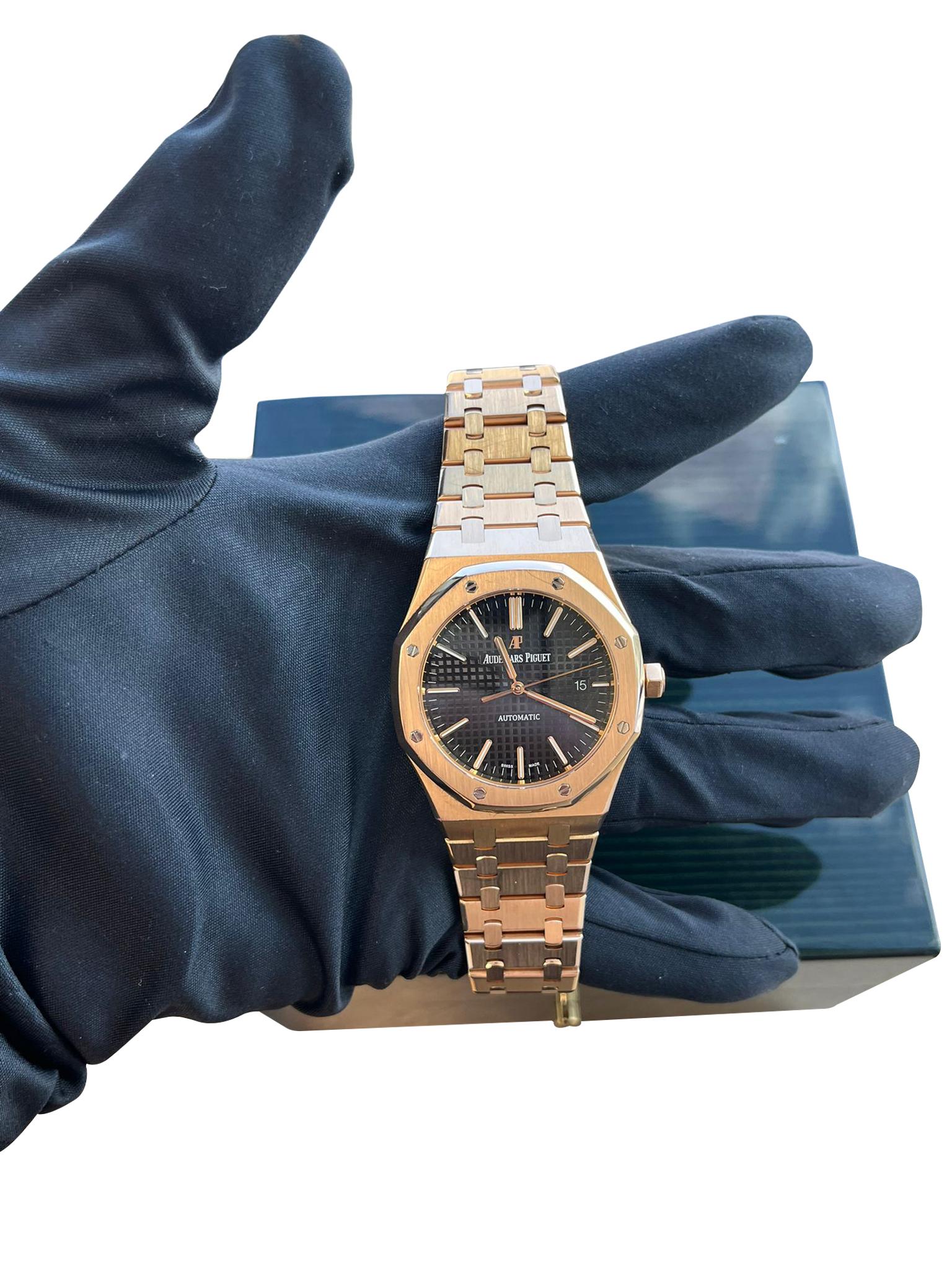 Audemars Piguet Royal Oak Selfwinding Non-Converted Uhr 15400OR.OO.1220OR.01 im Angebot 15