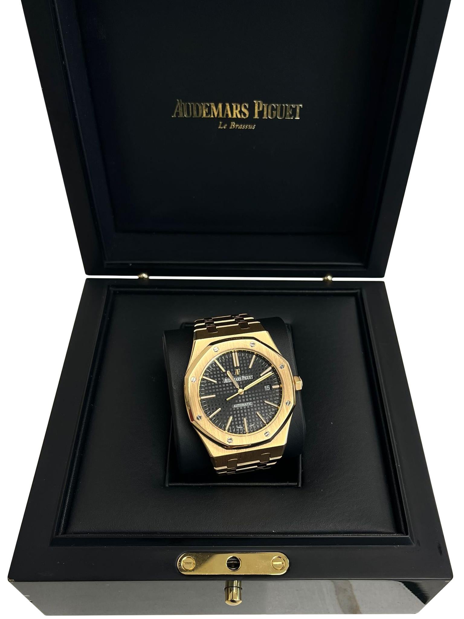 Audemars Piguet Royal Oak Selfwinding Non-Converted Uhr 15400OR.OO.1220OR.01 im Zustand „Gut“ im Angebot in Aventura, FL