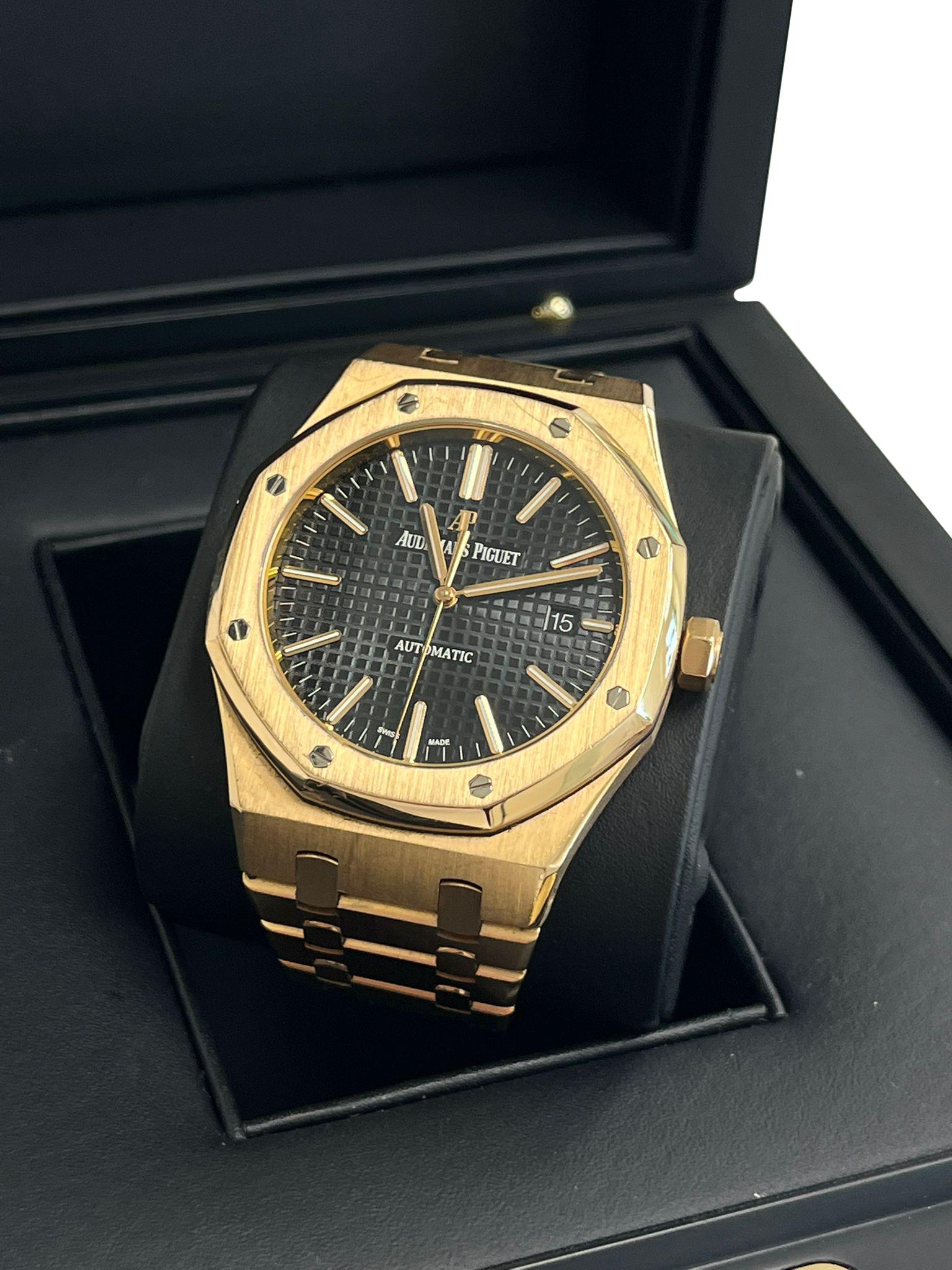Audemars Piguet Royal Oak Selfwinding Non-Converted Uhr 15400OR.OO.1220OR.01 im Angebot 2