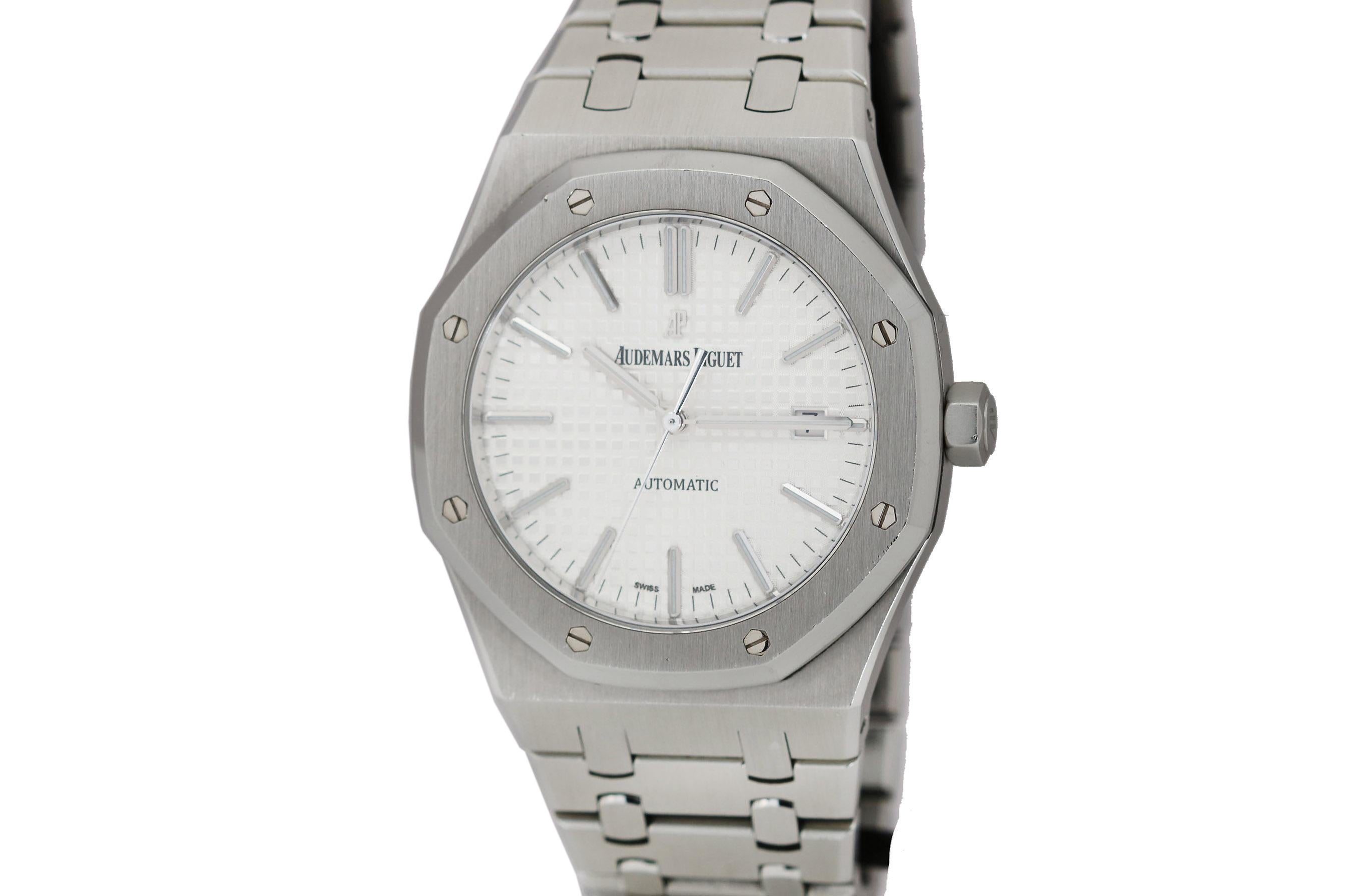 Audemars Piguet Royal Oak Selfwinding White Dial Stainless Steel 6