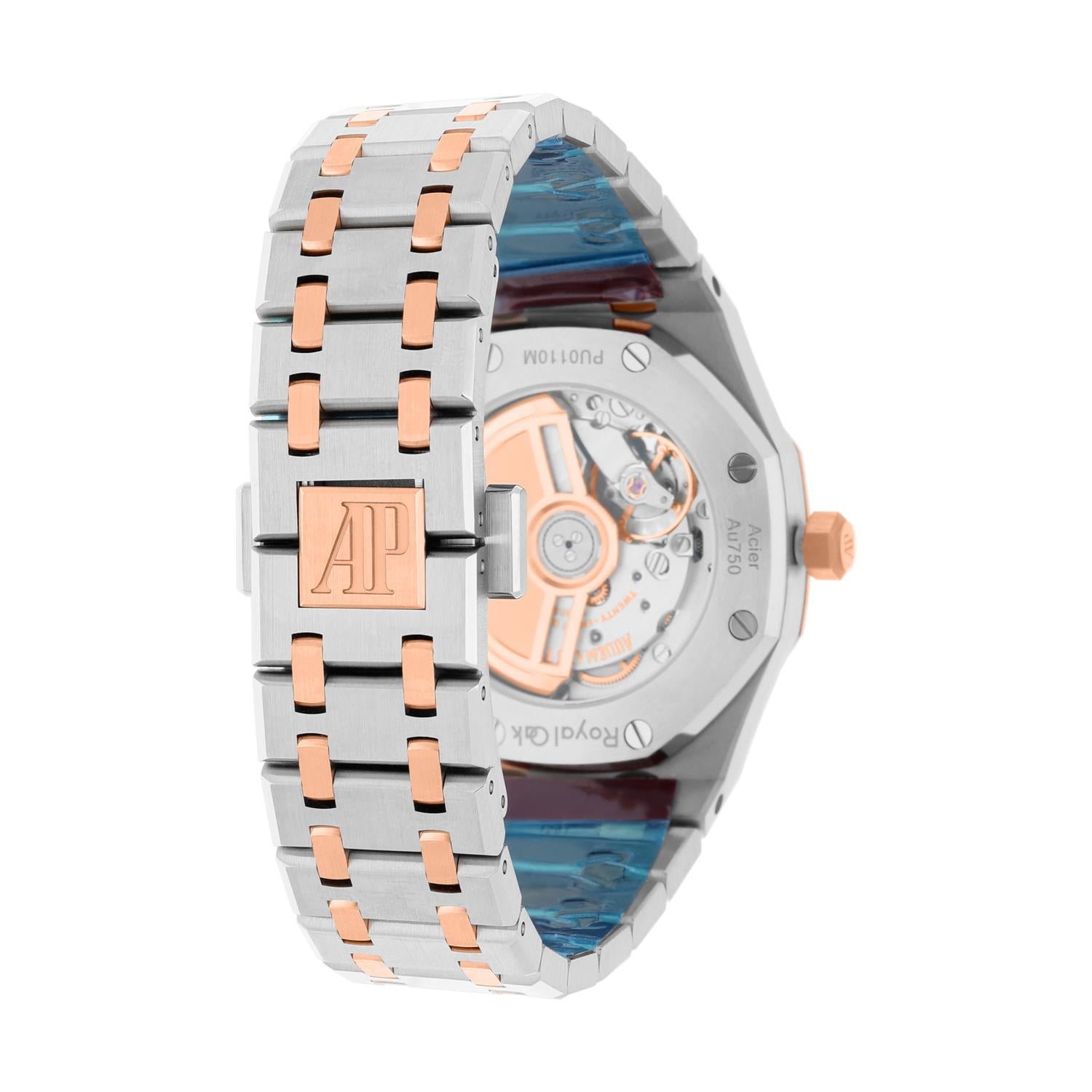 Audemars Piguet Royal Oak 34 2tone Rose Gold Women's Watch 77350SR.OO.1261SR.01 For Sale 3