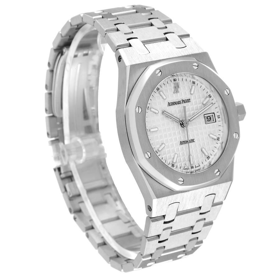Audemars Piguet Royal Oak Stahl Herrenuhr 15000ST Box Papiere Royal Oak Silber Zifferblatt bei 1stDibs audemars piguet listenpreise