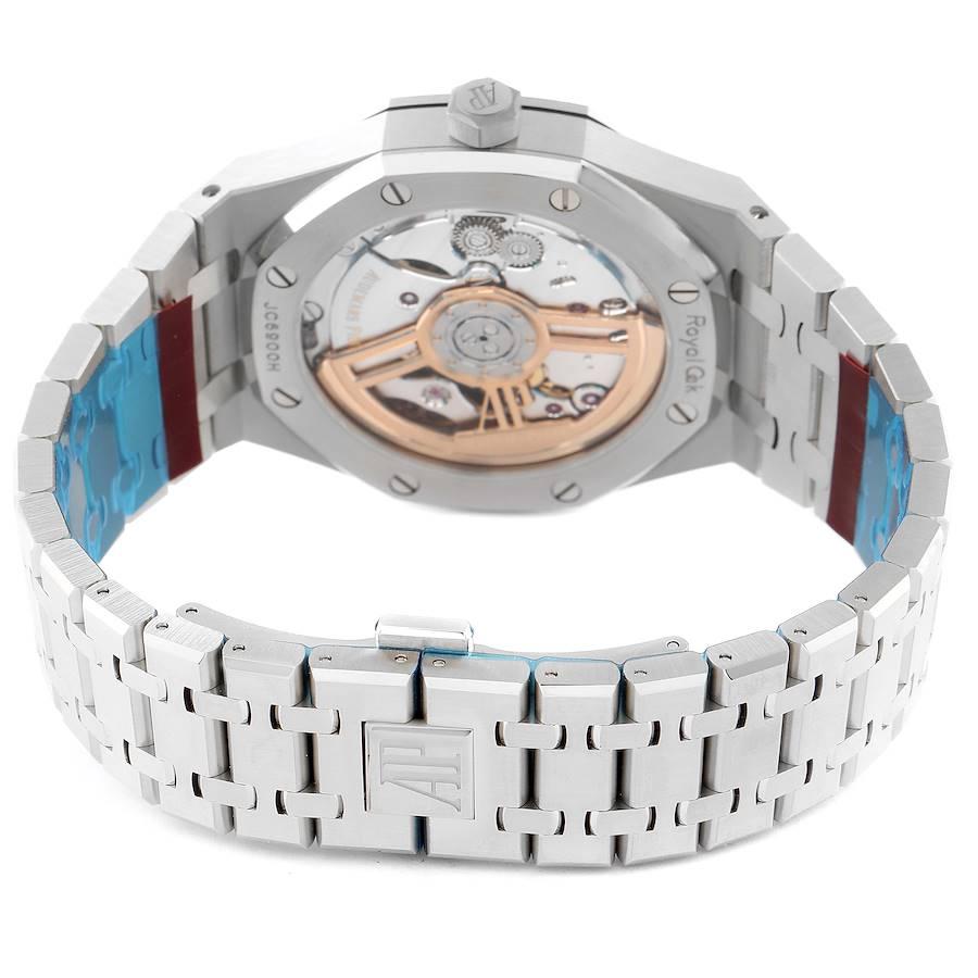 Men's Audemars Piguet Royal Oak Silver Dial Steel Mens Watch 15500ST Unworn For Sale