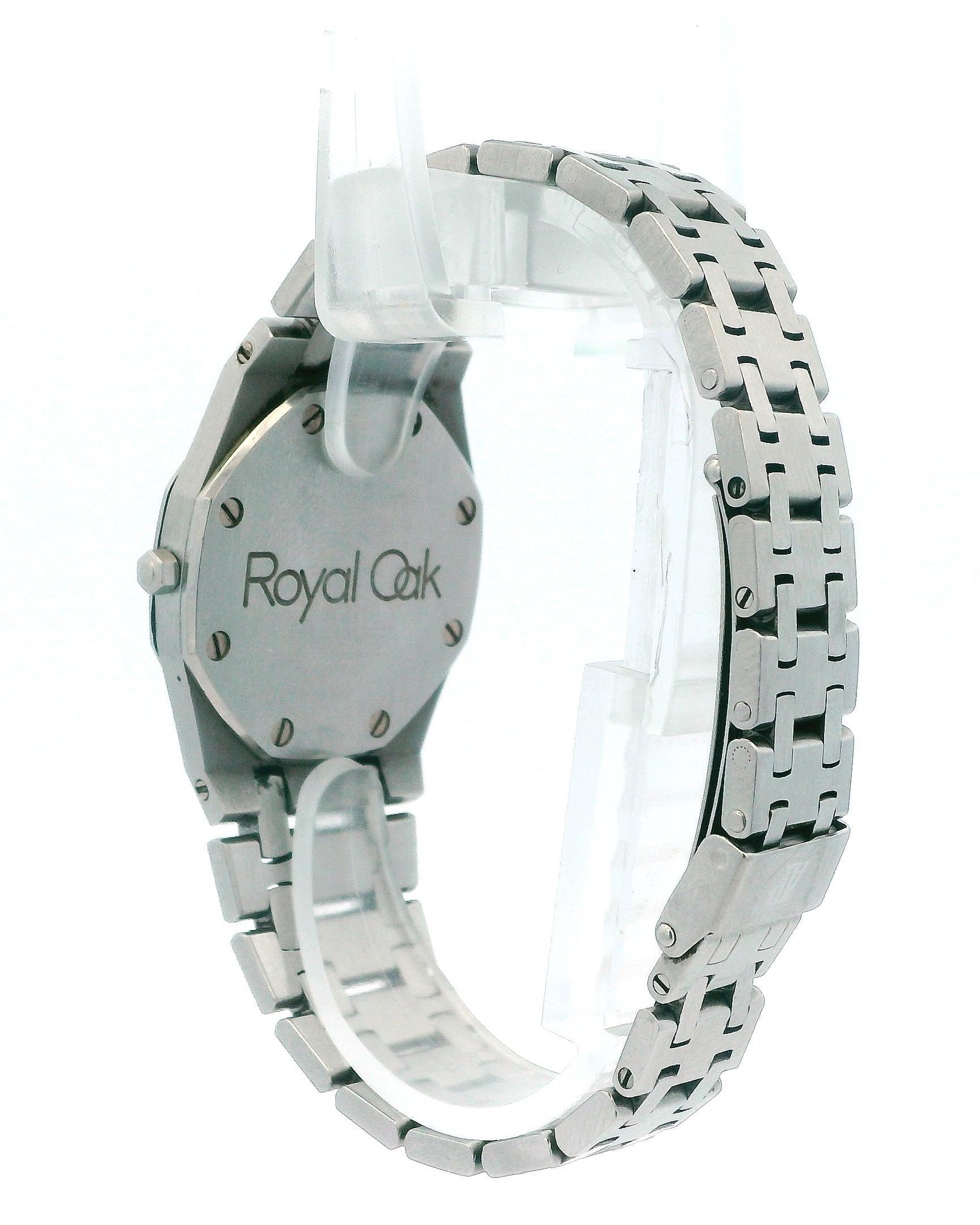 Audemars Piguet Royal Oak Orologio da donna in acciaio inossidabile in vendita 1