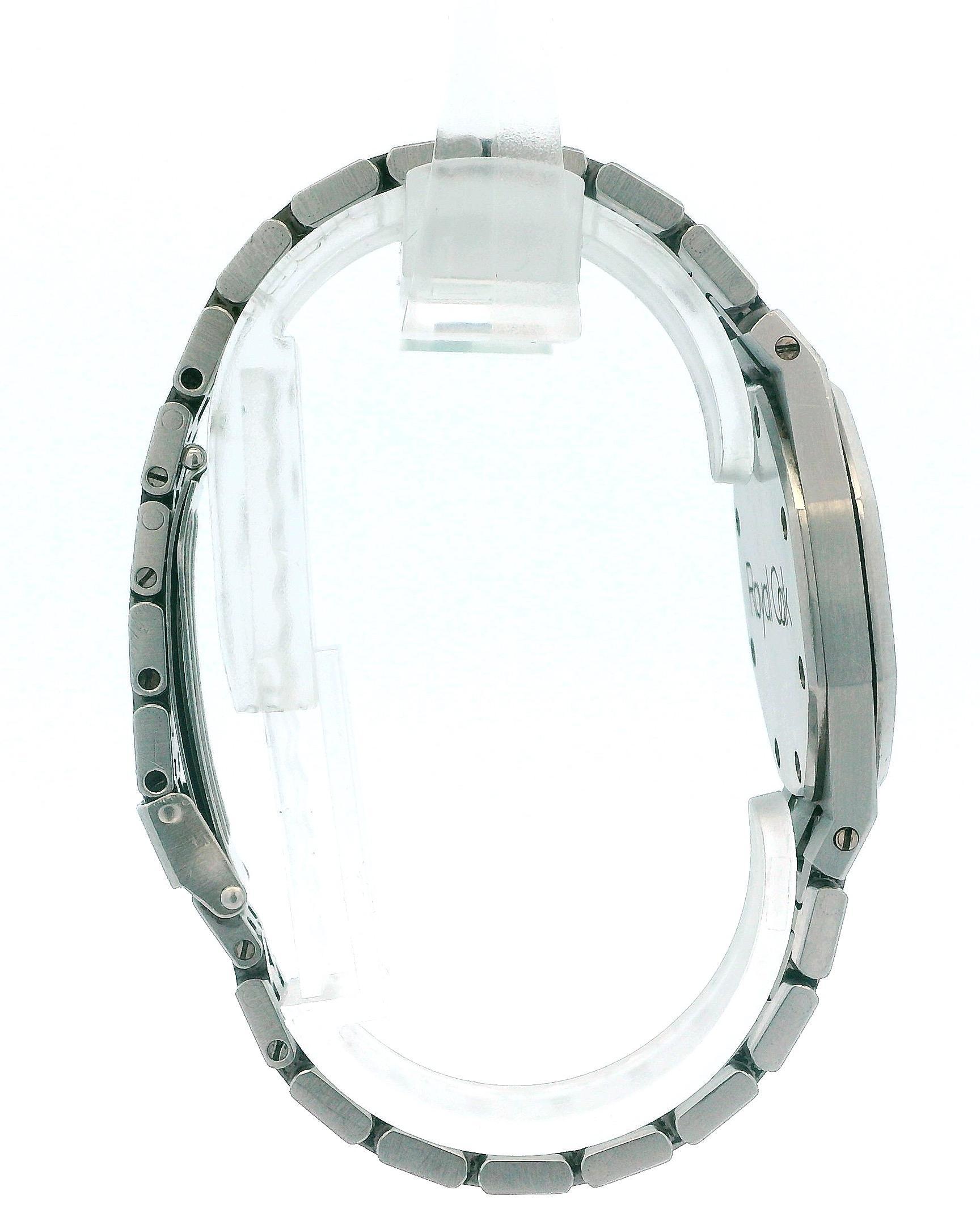 Audemars Piguet Royal Oak Orologio da donna in acciaio inossidabile in vendita 3