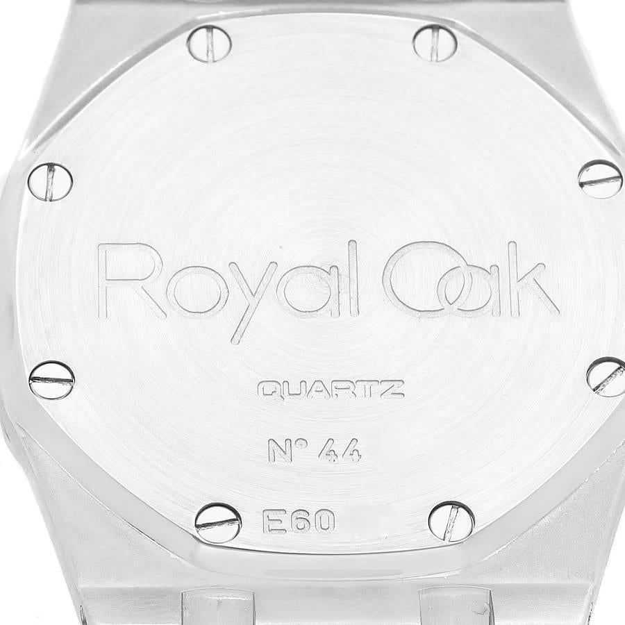 Audemars Piguet Royal Oak Steel Black Dial Mens Watch 56175ST In Excellent Condition For Sale In Atlanta, GA