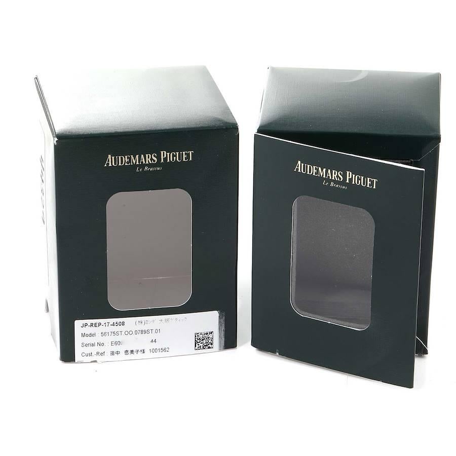 Audemars Piguet Royal Oak Steel Black Dial Mens Watch 56175ST For Sale 2