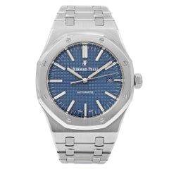 Audemars Piguet Royal Oak Acier Cadran Bleu Montre Homme 15400ST.OO.1220ST.03