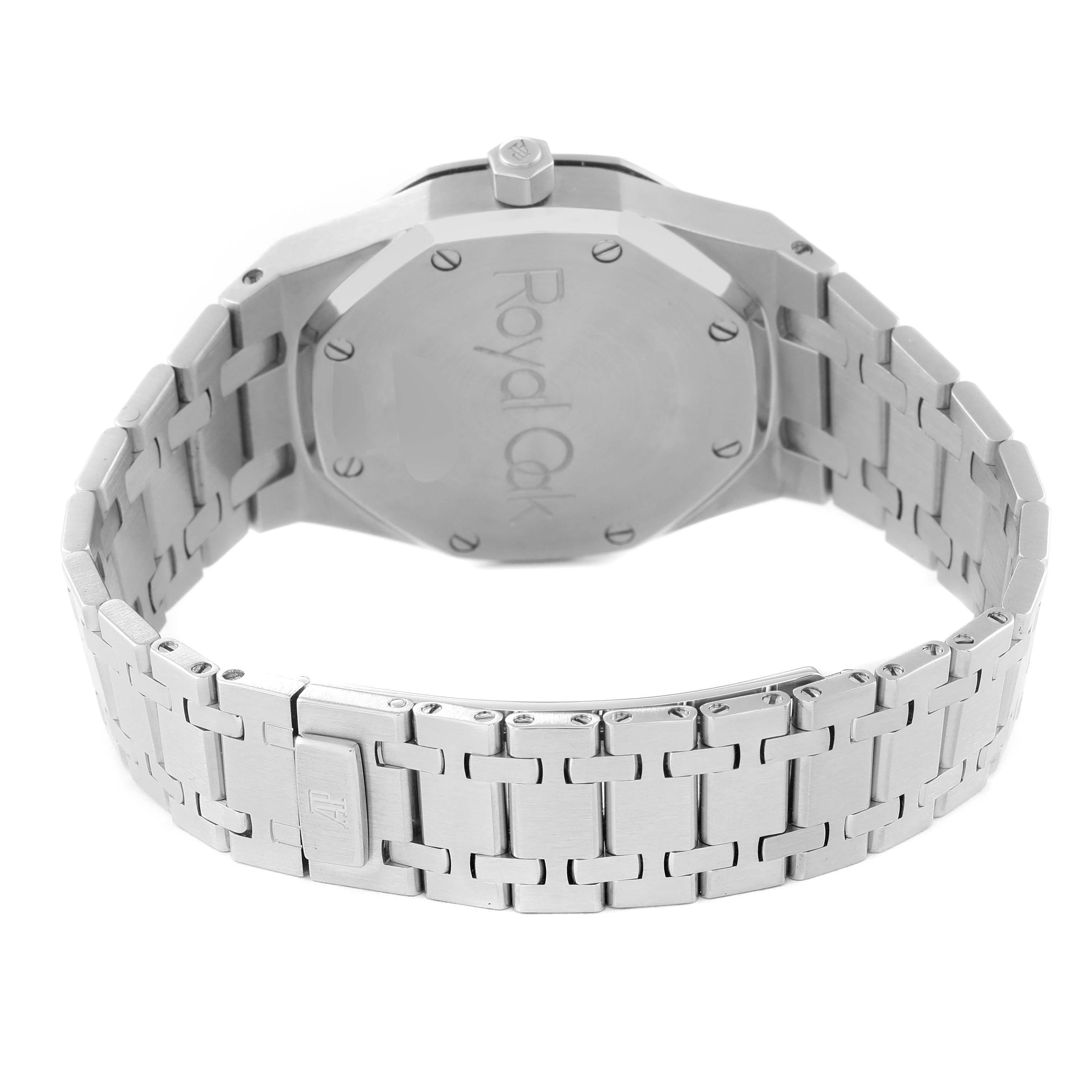 Audemars Piguet Royal Oak Acciaio Data Giorno Fasi Lunari Orologio Uomo 25594ST 1