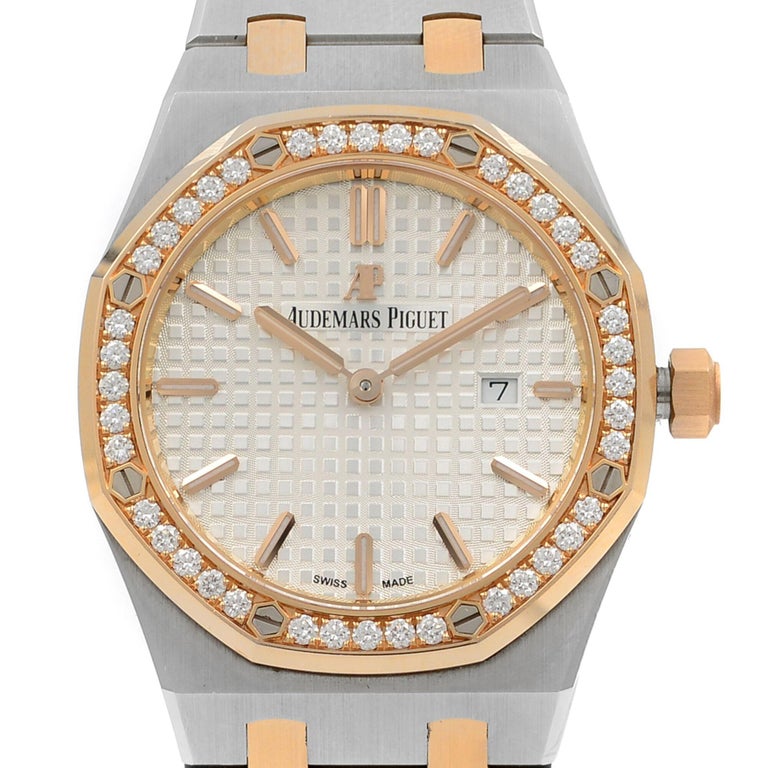 Audemars Piguet Royal Oak Steel Gold Quartz Ladies Watch 67651sr Zz 1261sr 01 For Sale At 1stdibs