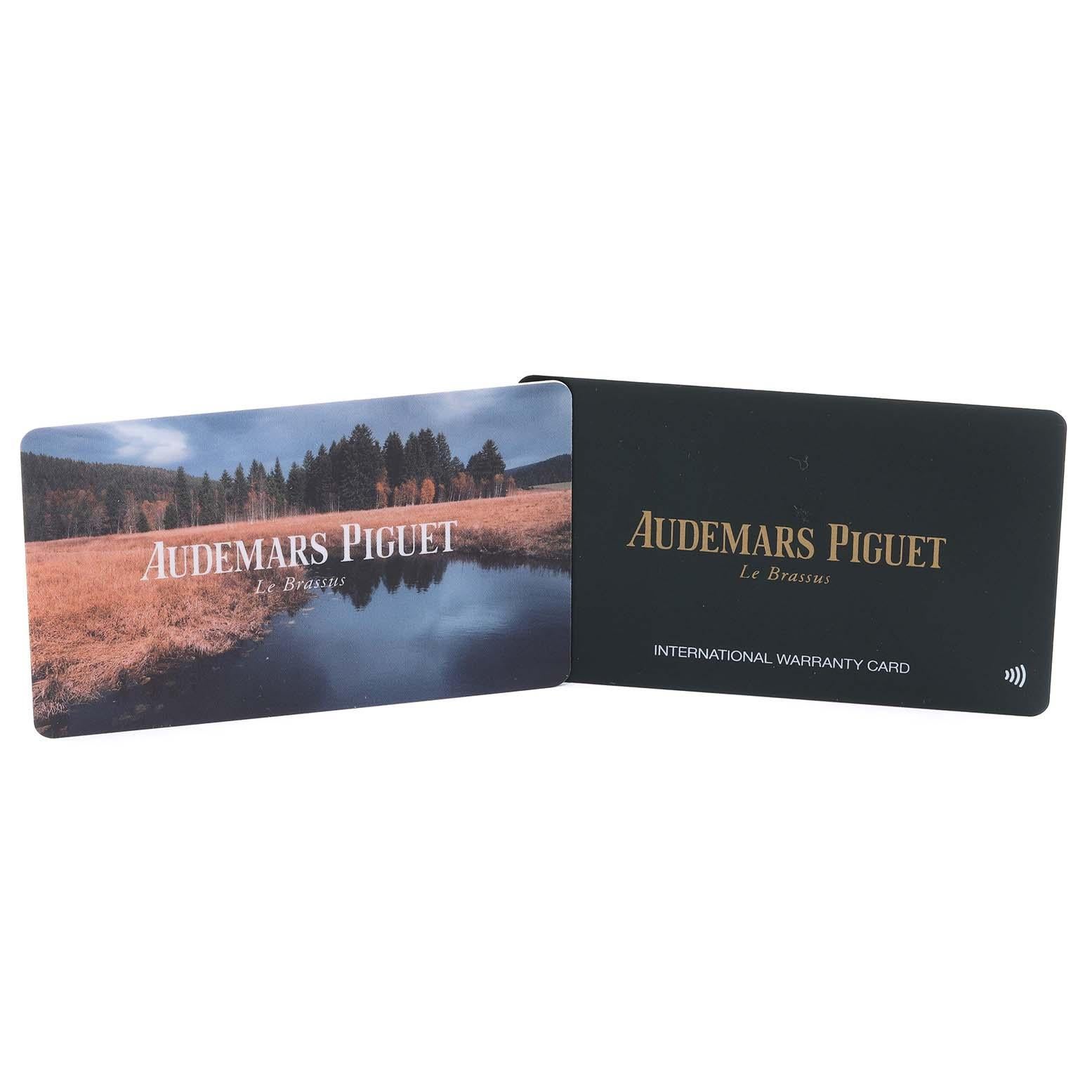 Audemars Piguet Royal Oak Steel Rose Gold Mens Watch 77350SR Card For Sale 5