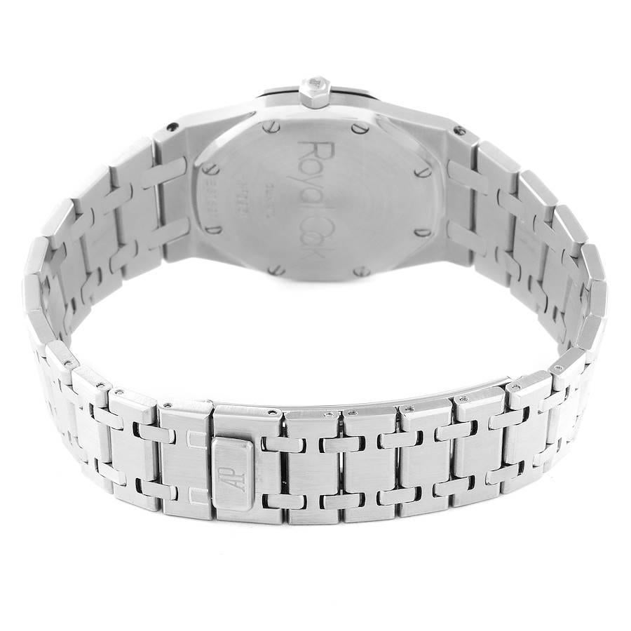 Herrenuhr 56175ST von Audemars Piguet Royal Oak mit Stahl-Silber-Zifferblatt und Boxpapieren 4