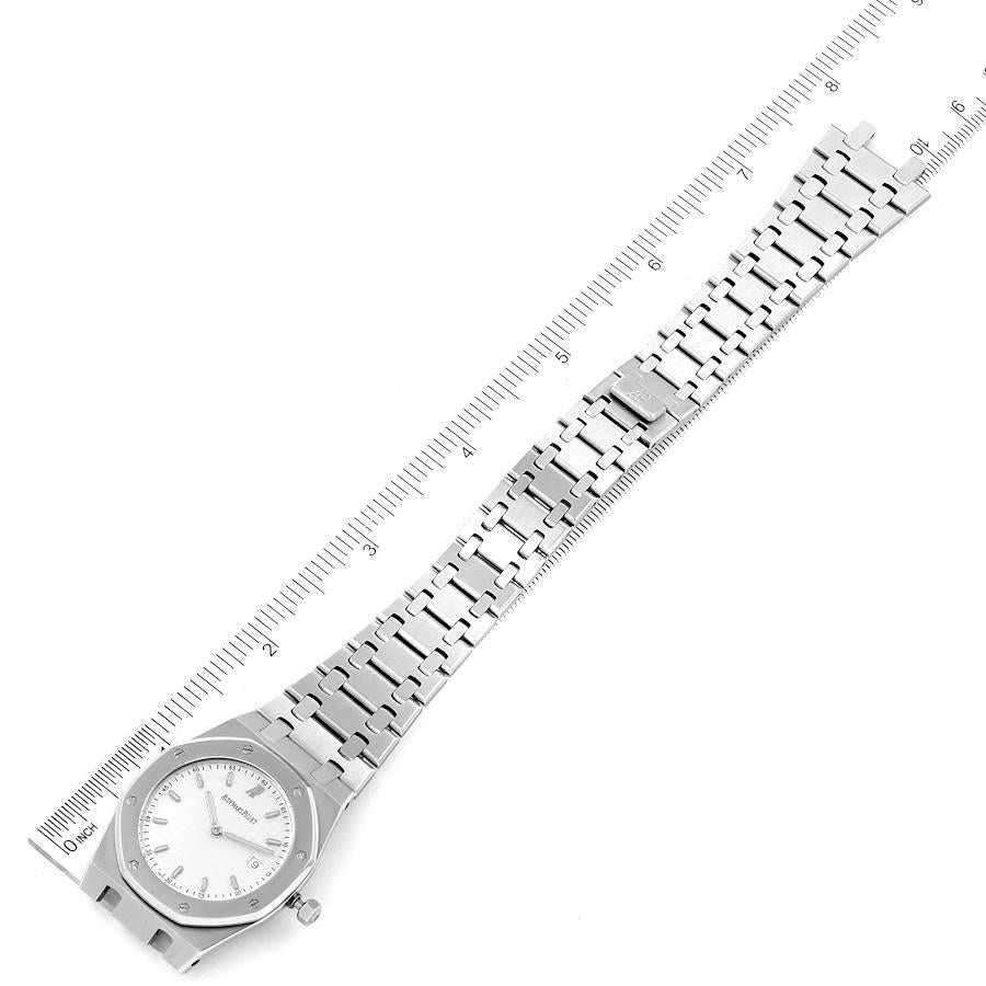 Herrenuhr 56175ST von Audemars Piguet Royal Oak mit Stahl-Silber-Zifferblatt und Boxpapieren 5