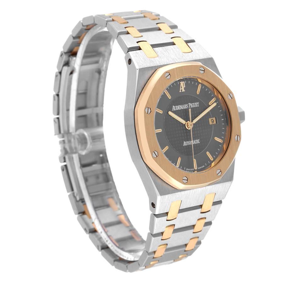 Audemars Piguet Royal Oak Stahl-Gelbgold-Automatik-Herrenuhr 15050SA im Zustand „Hervorragend“ in Atlanta, GA