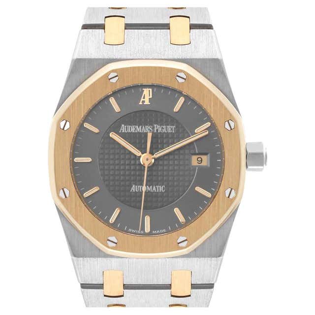 Audemars Piguet Royal Oak Steel Yellow Gold Mens Watch 14790SA For Sale ...