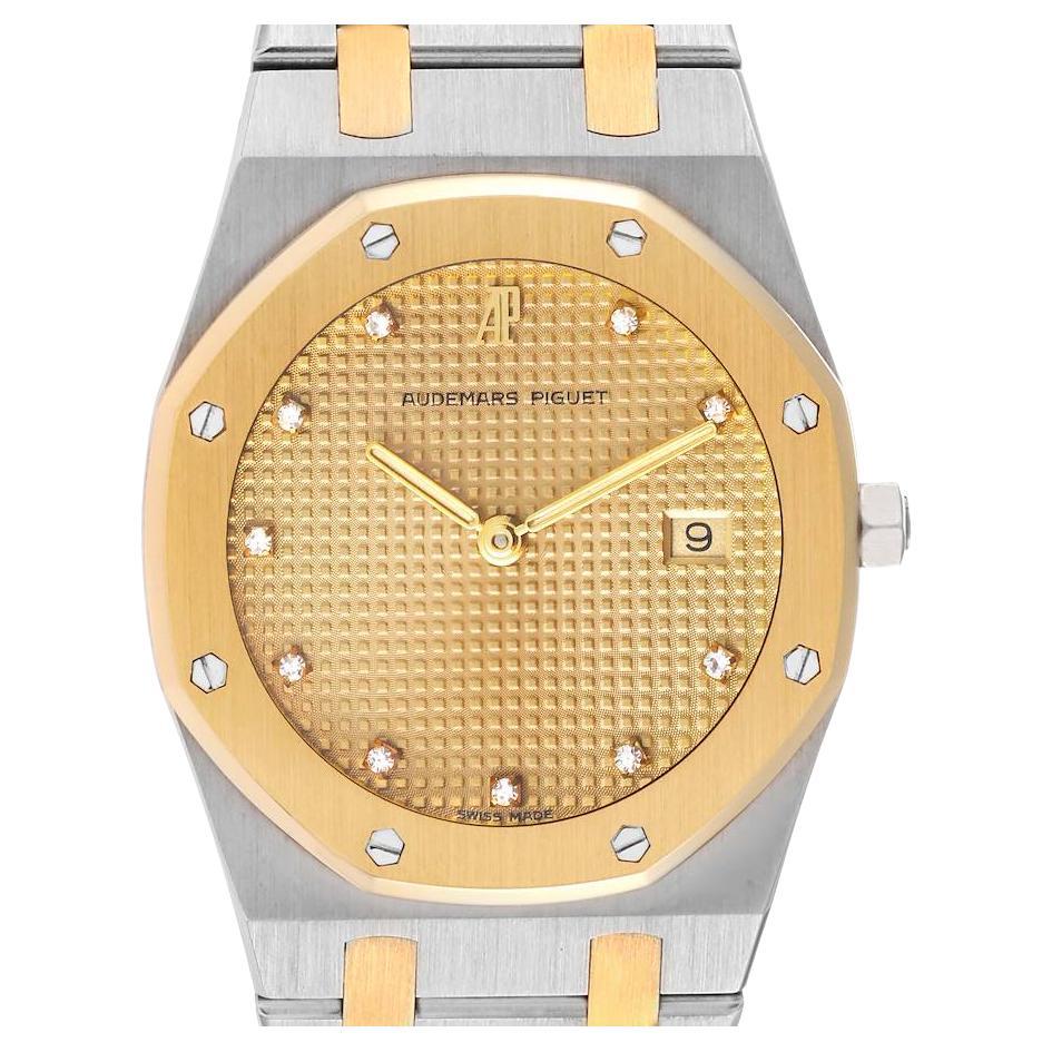 Audemars Piguet Yellow Gold Royal Oak Perpetual Calendar Bracelet Watch ...