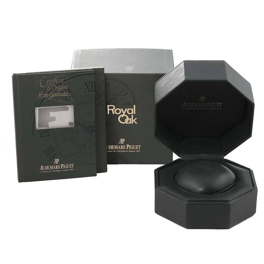 Audemars Piguet Royal Oak Steel Yellow Gold Diamond Watch 15000SA Box Papers 5