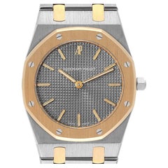 Audemars Piguet: Herrenuhr 56303SA, Royal Oak, Stahl, Gelbgold, graues Zifferblatt