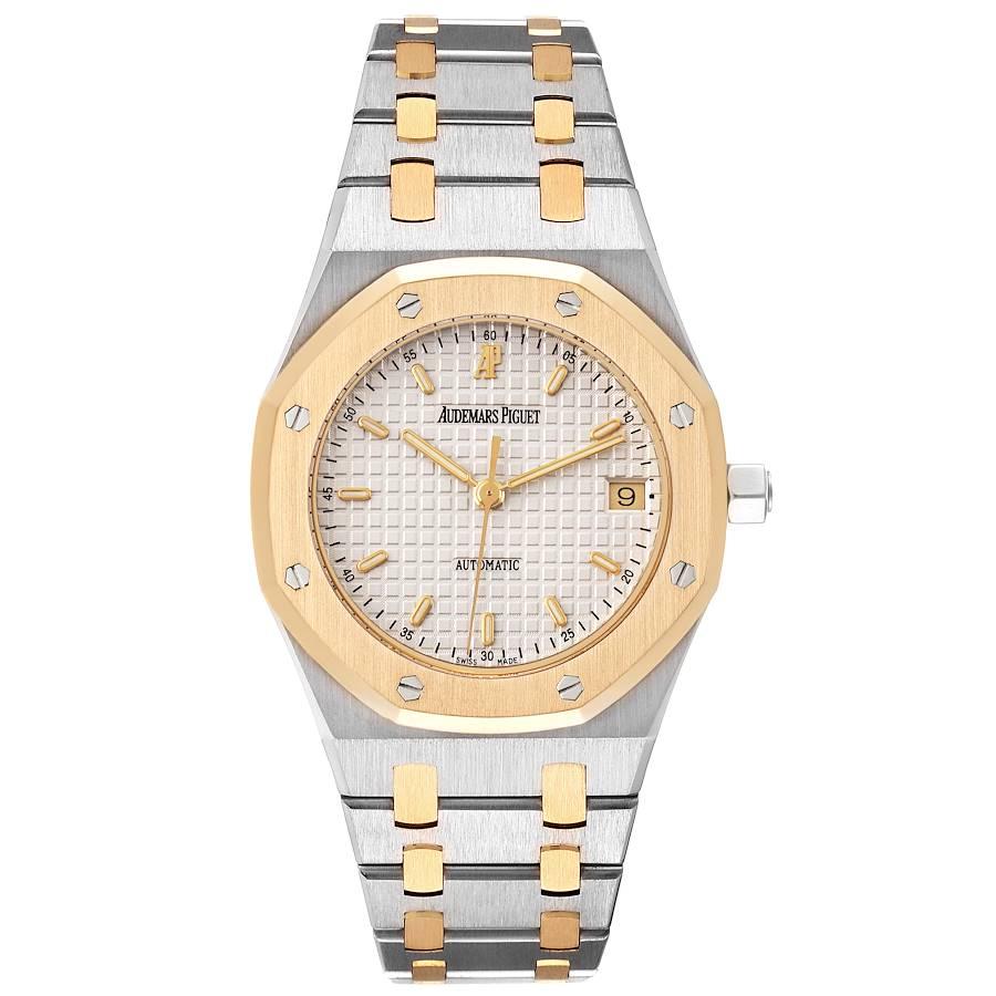 Audemars Piguet Royal Oak Steel Yellow Gold Mens Watch 14790SA Box ...