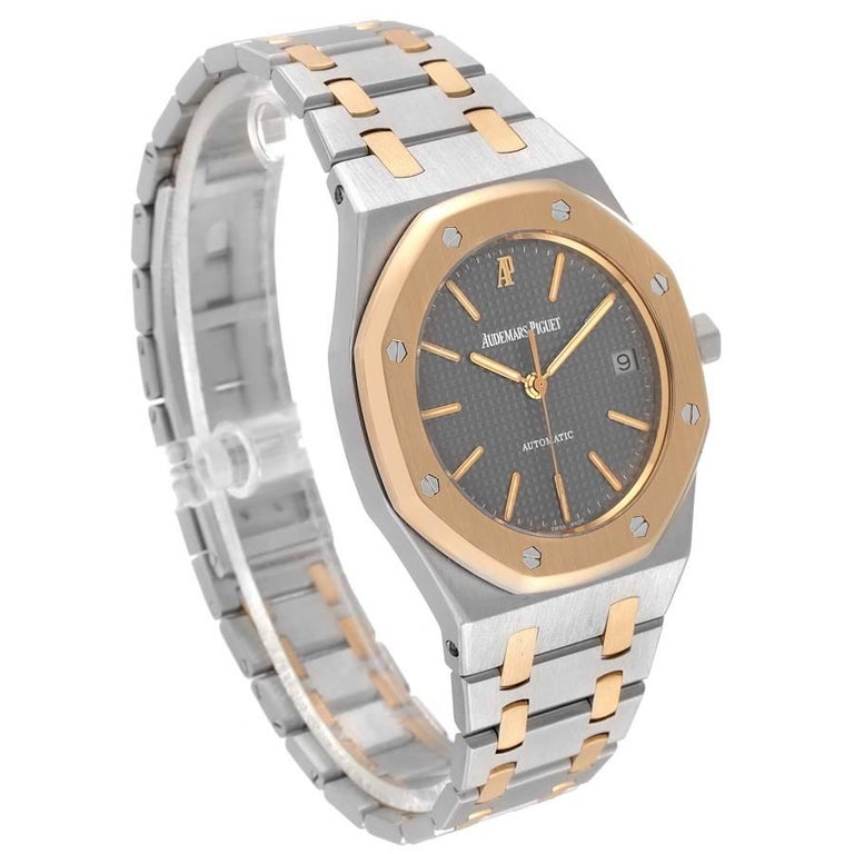 Audemars Piguet Royal Oak Steel Yellow Gold Mens Watch 14790sa Box ...