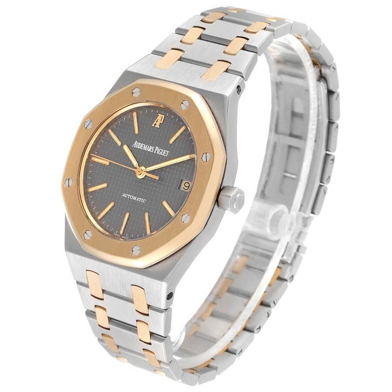 Audemars Piguet Royal Oak Steel Yellow Gold Mens Watch 14790sa Box ...